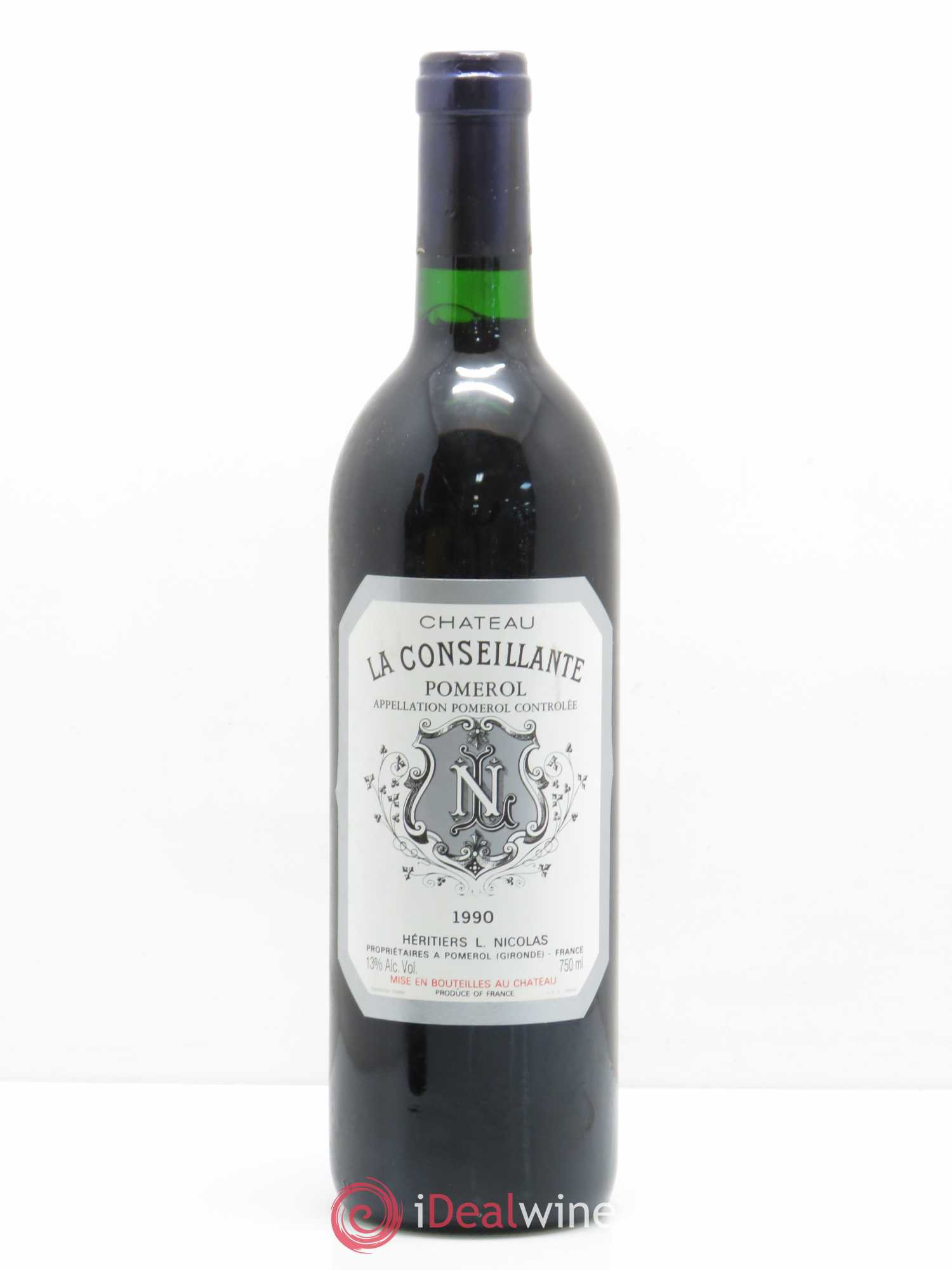 Château la Conseillante 1990 - Lot de 1 bouteille - 0
