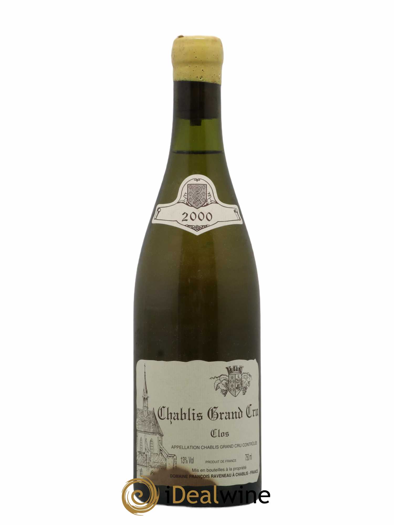 Chablis Grand Cru Clos Raveneau (Domaine) 2000 - Lot de 1 bouteille - 0