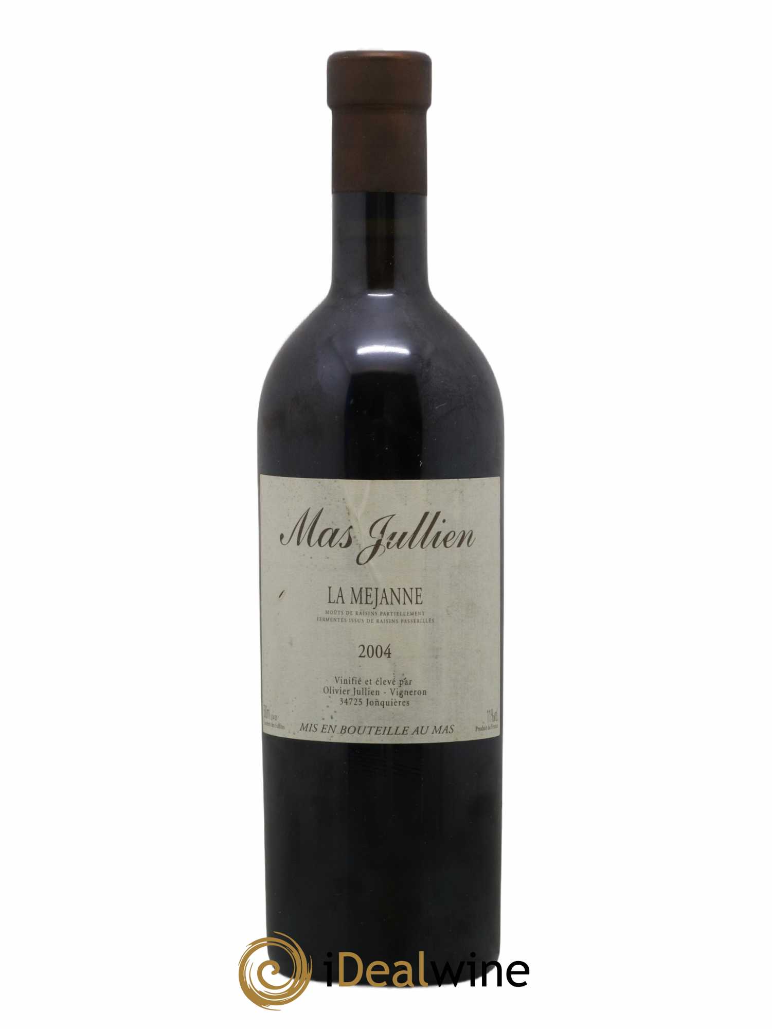 Moût de raisins partiellement fermenté issu de raisins passerillés La Mejanne Mas Jullien - Olivier Jullien 2004 - Lotto di 1 bottiglia - 0