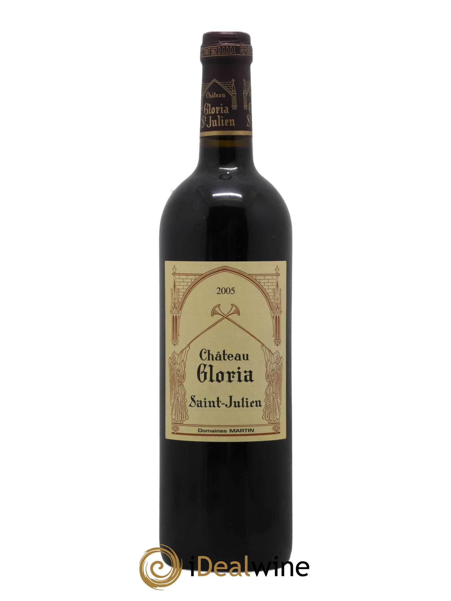 Château Gloria 2005 - Lot de 1 bouteille - 0