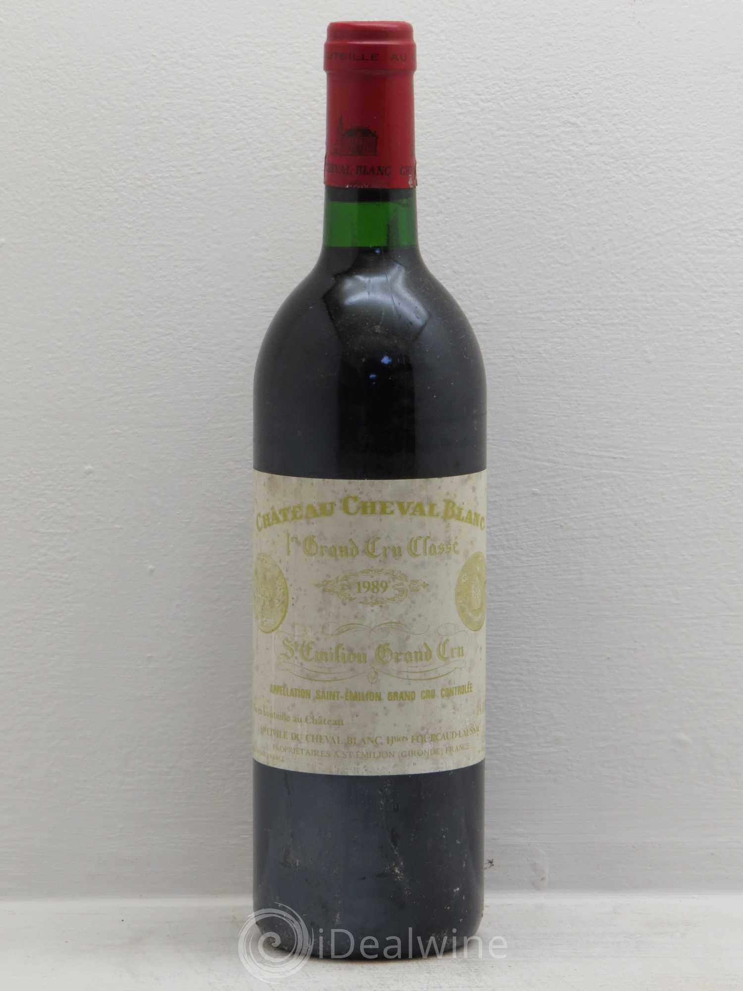 Château Cheval Blanc 1er Grand Cru Classé A 1989 - Lot de 1 bouteille - 0