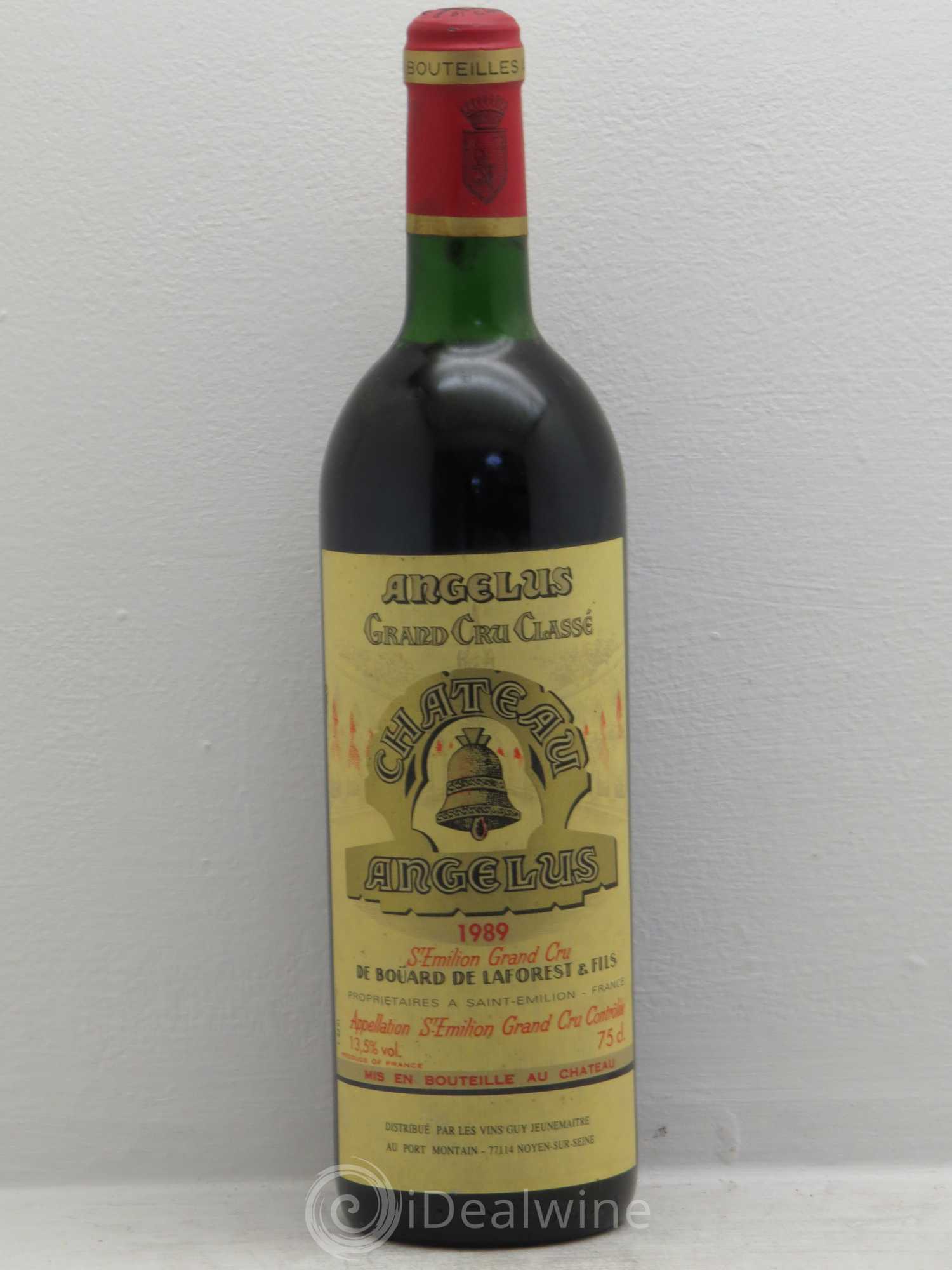 Château Angélus 1er Grand Cru Classé A 1989 - Lot de 1 bouteille - 0
