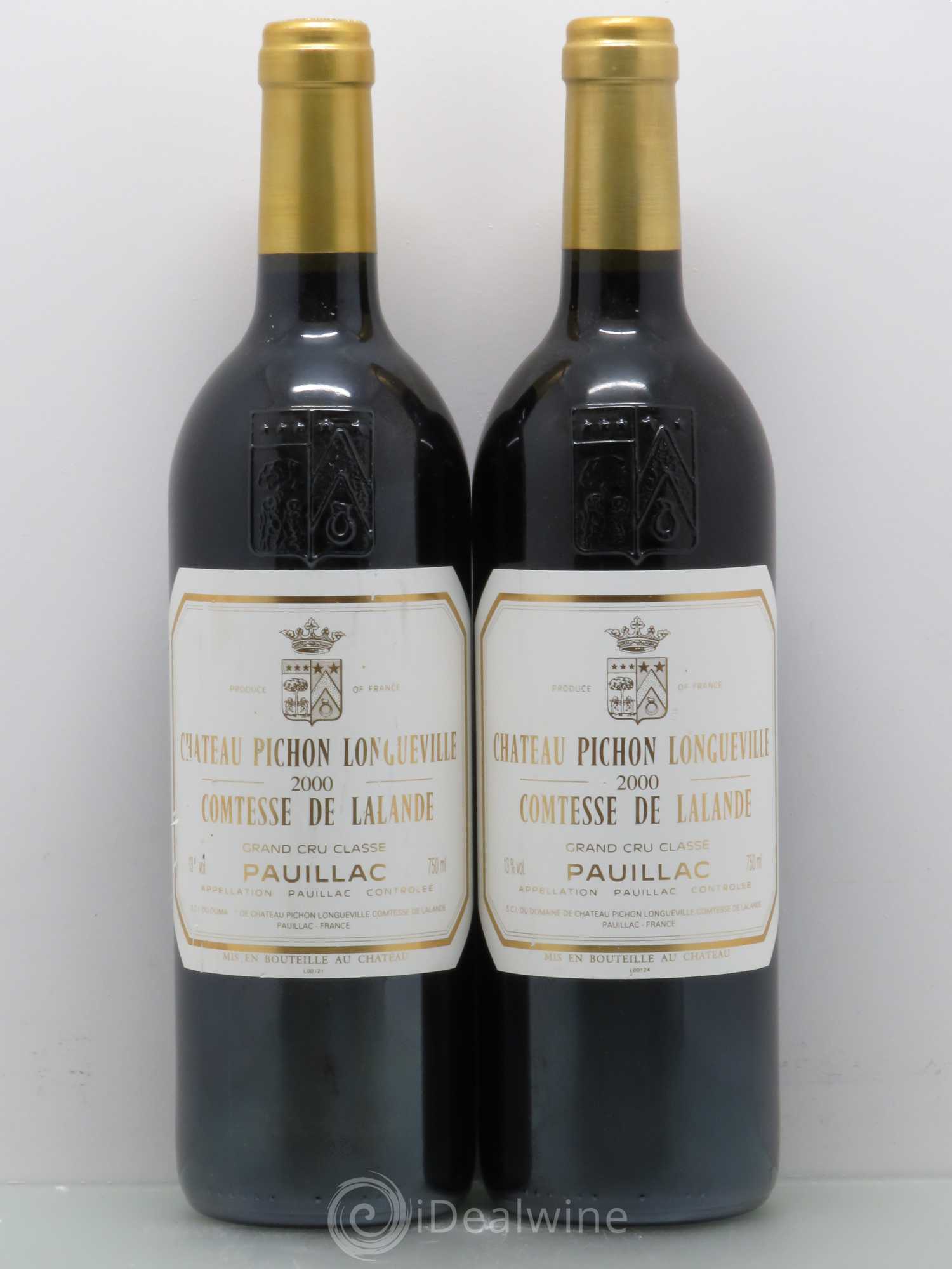 Château Pichon Longueville Comtesse de Lalande 2ème Grand Cru Classé 2000 - Lot de 2 bouteilles - 0