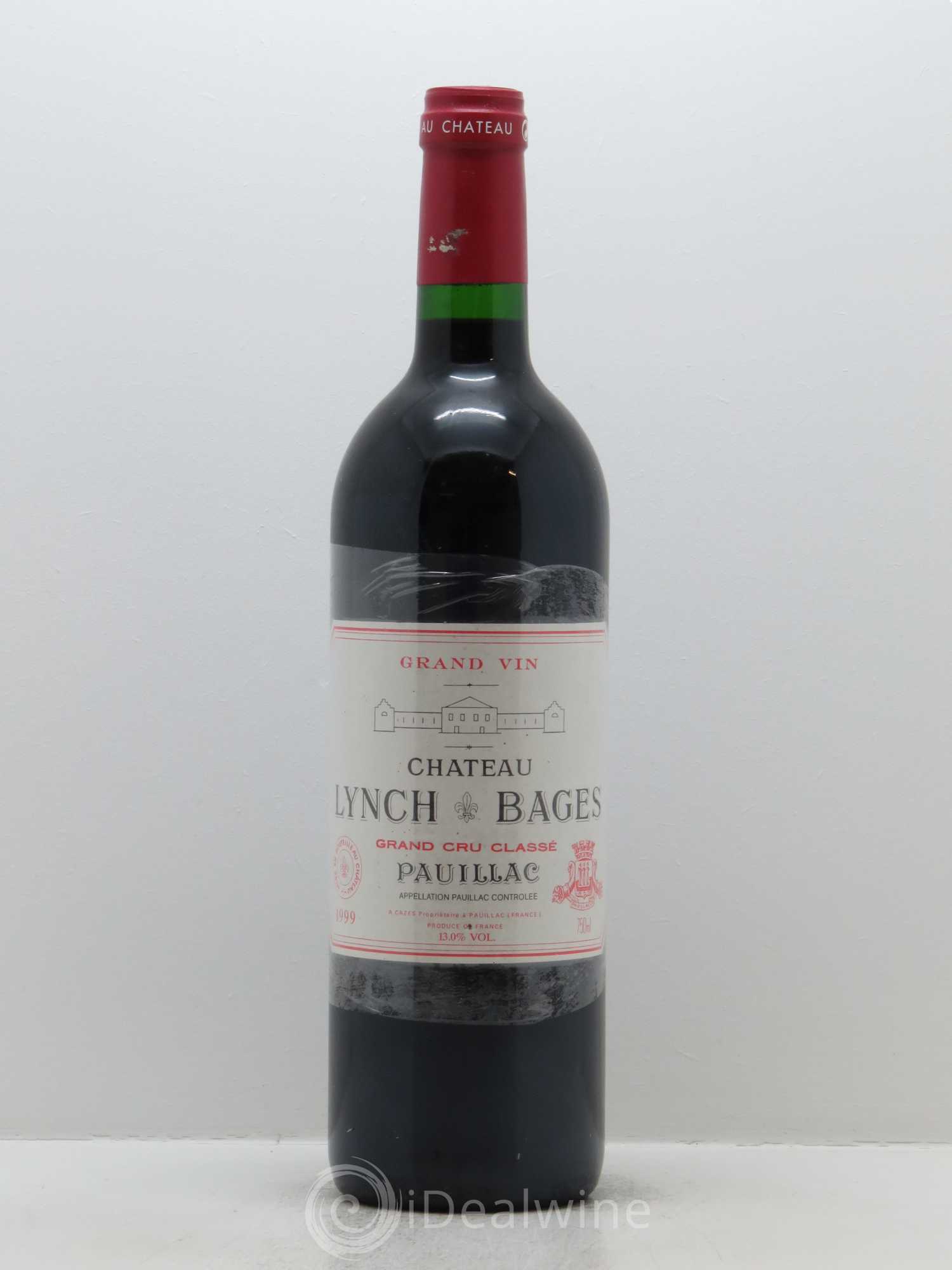 Château Lynch Bages 5ème Grand Cru Classé 1999 - Lot de 1 bouteille - 0
