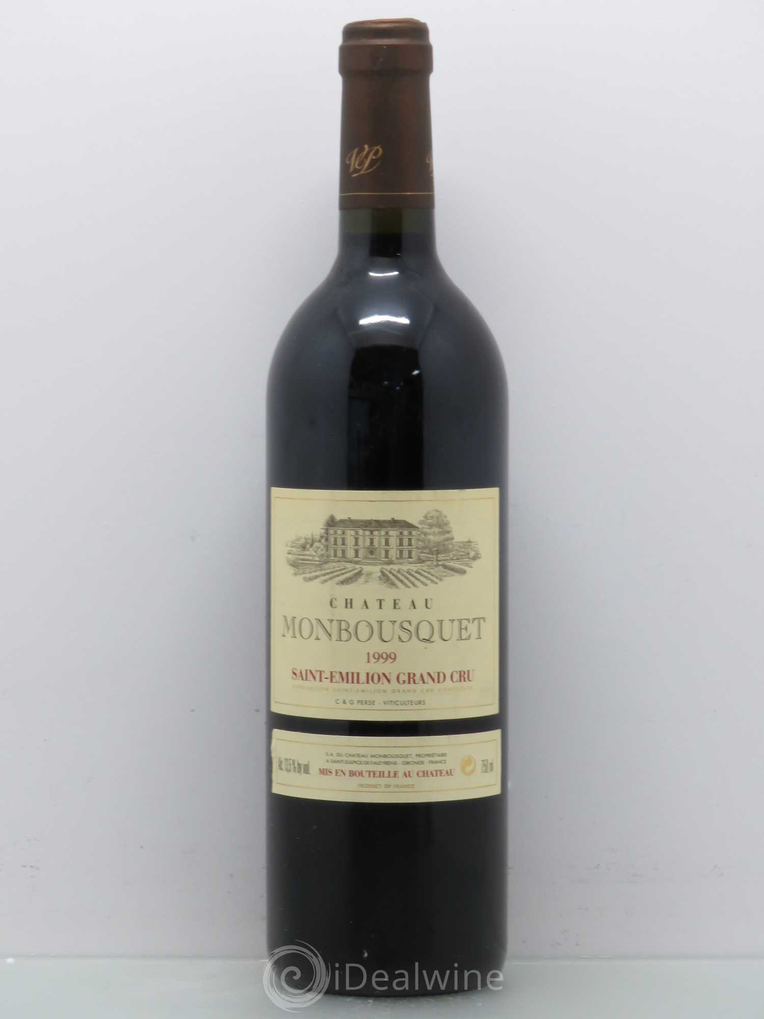 Château Monbousquet Grand Cru Classé 1999 - Lot de 1 bouteille - 0