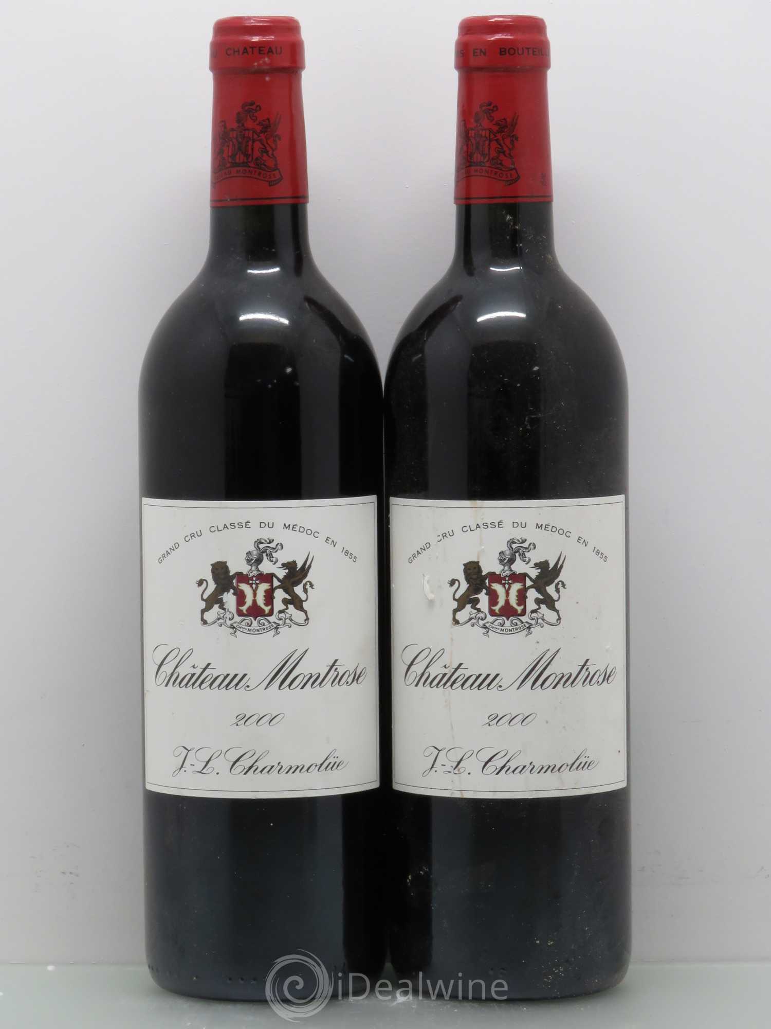 Château Montrose 2ème Grand Cru Classé 2000 - Lot de 2 bouteilles - 0