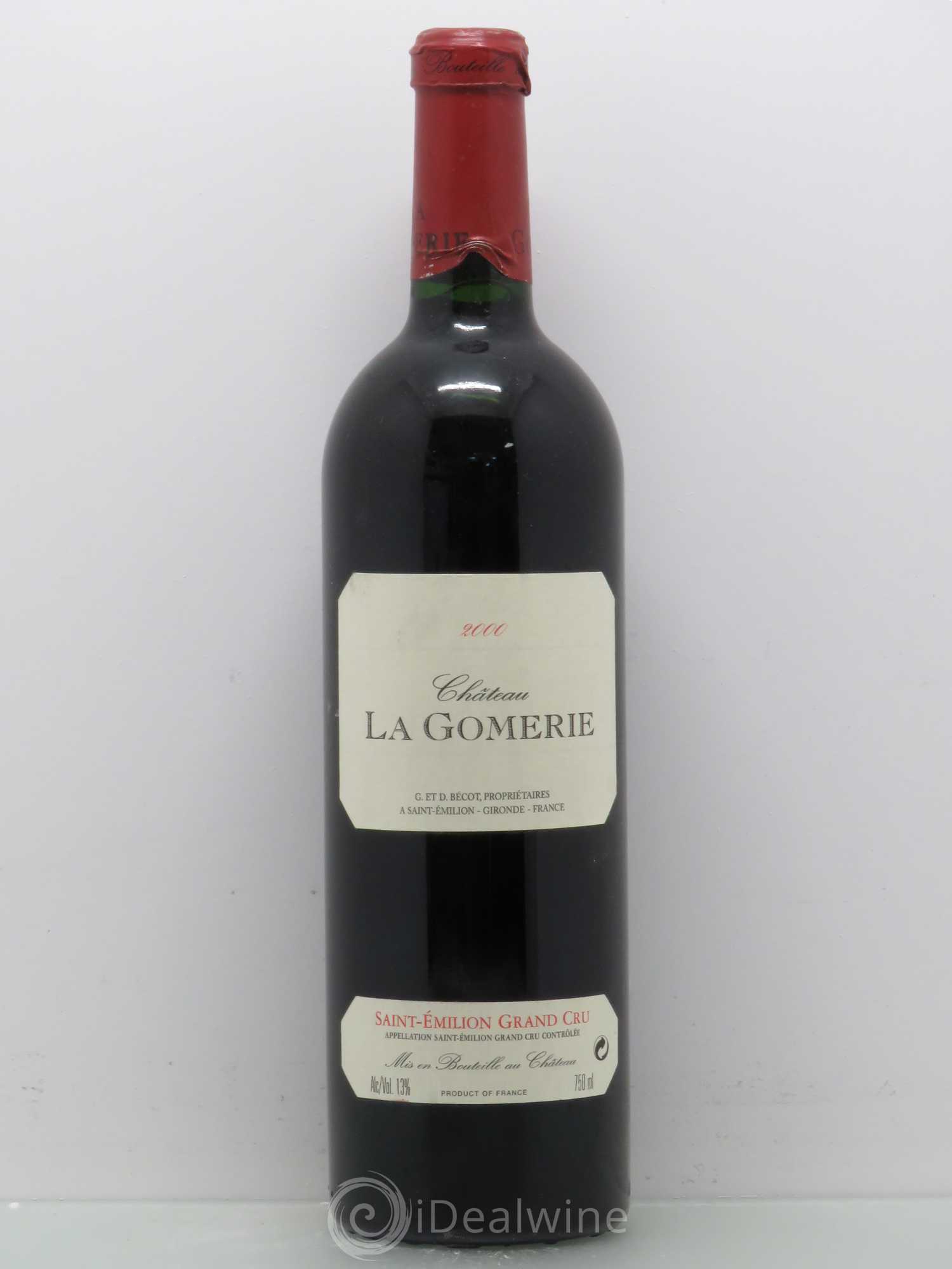 Château La Gomerie 2000 - Lot de 1 bouteille - 0