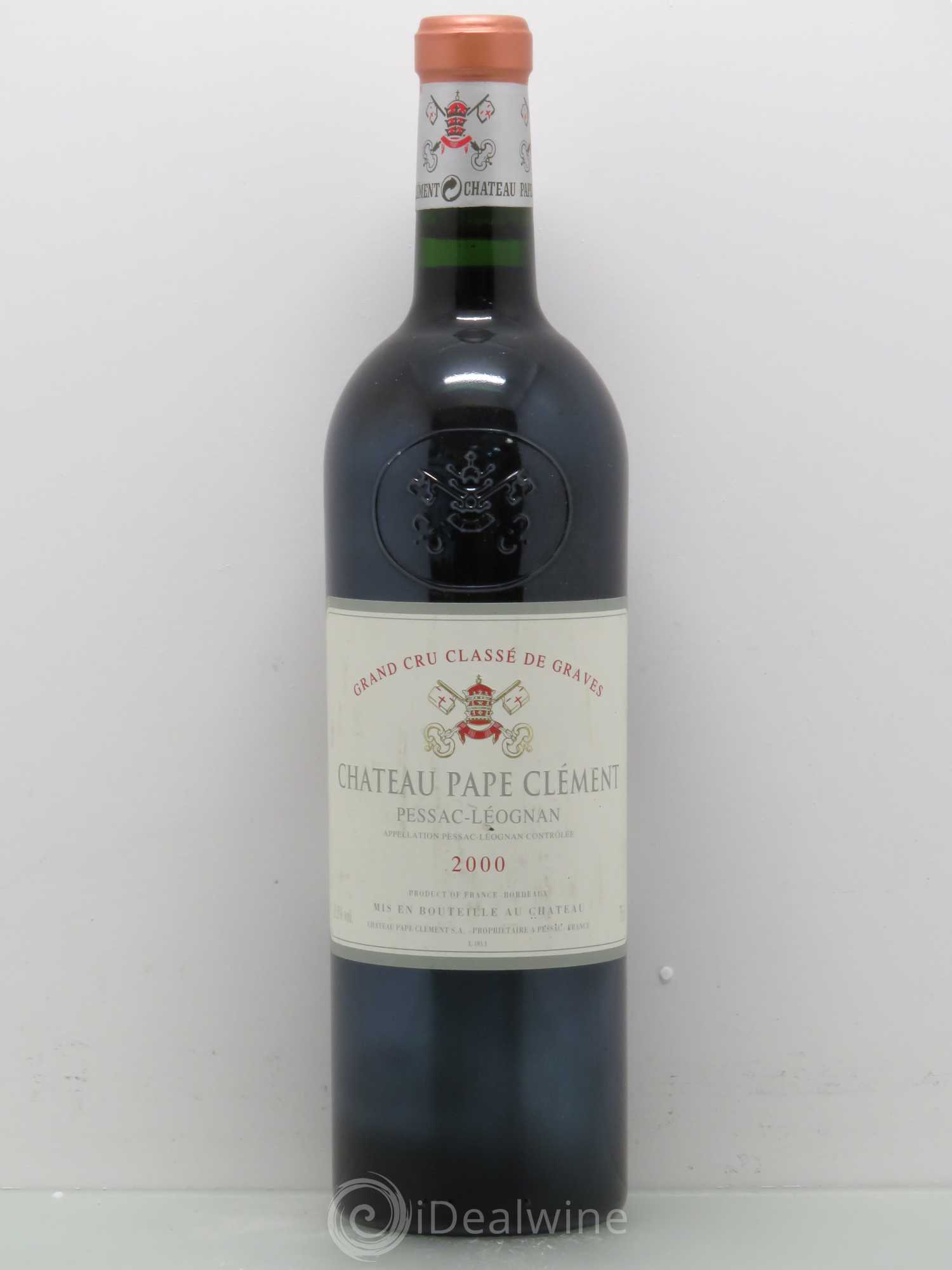 Château Pape Clément Cru Classé de Graves 2000 - Lot de 1 bouteille - 0