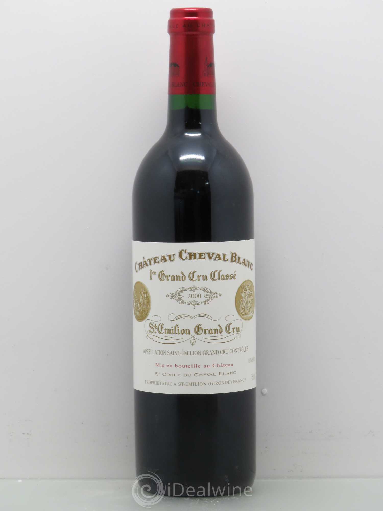 Château Cheval Blanc 1er Grand Cru Classé A 2000 - Lot de 1 bouteille - 0