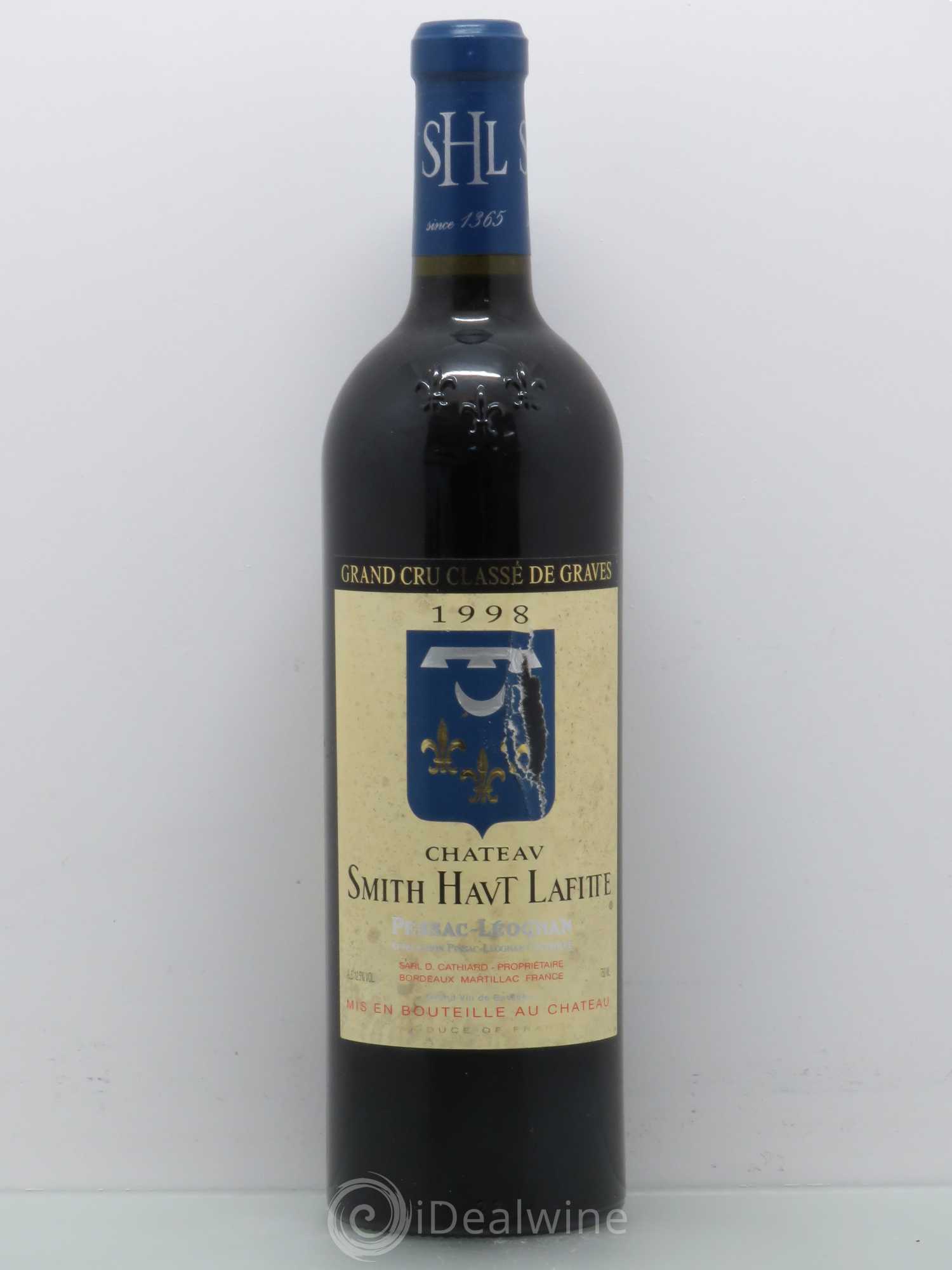 Château Smith Haut Lafitte Cru Classé de Graves 1998 - Lot de 1 bouteille - 0