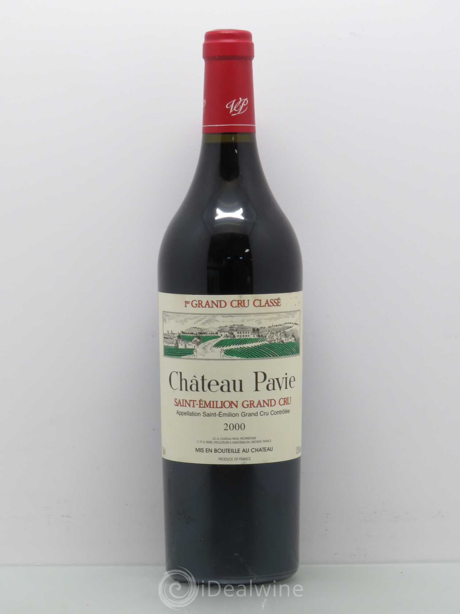Château Pavie 1er Grand Cru Classé A 2000 - Lot de 1 bouteille - 0