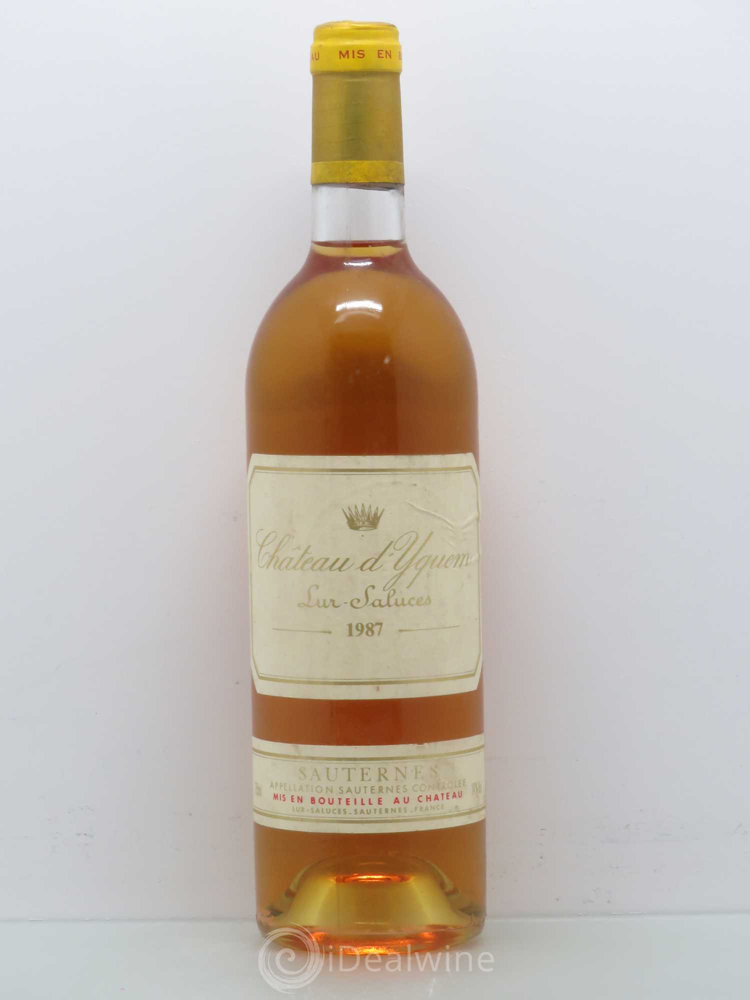 Château d' Yquem 1er Cru Classé Supérieur 1987 - Lotto di 1 bottiglia - 0