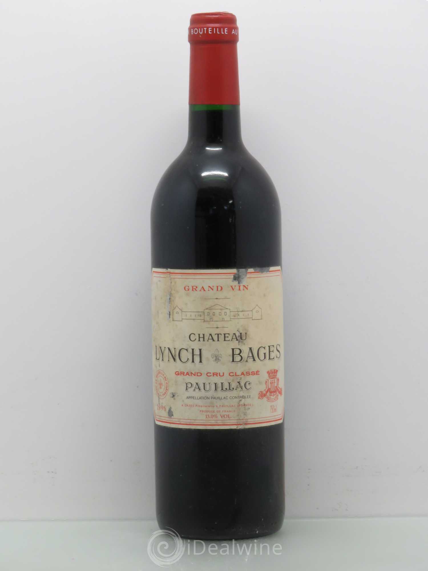 Château Lynch Bages 5ème Grand Cru Classé 1996 - Lot de 1 bouteille - 0