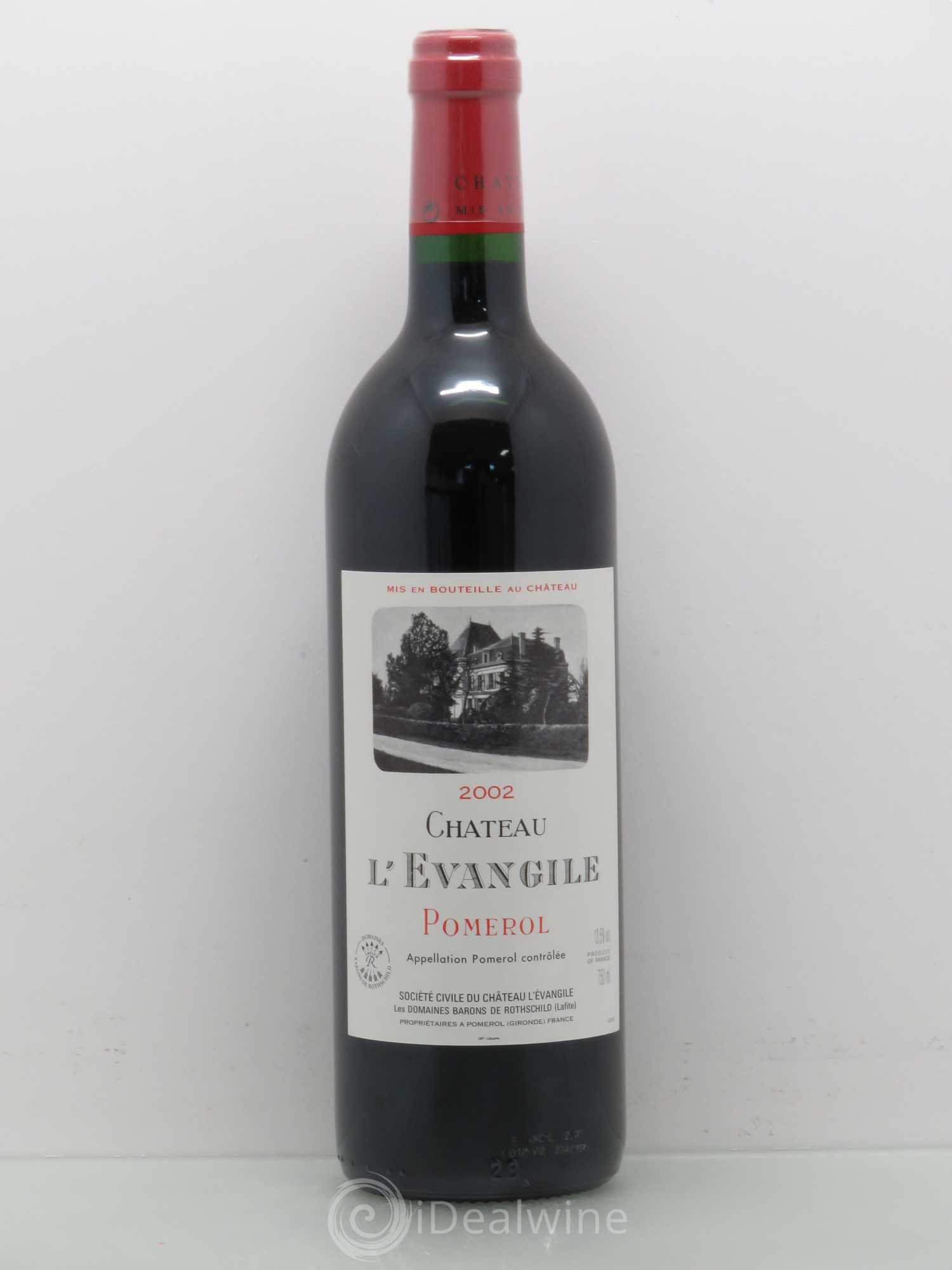 Château l' Évangile 2002 - Lot de 1 bouteille - 0
