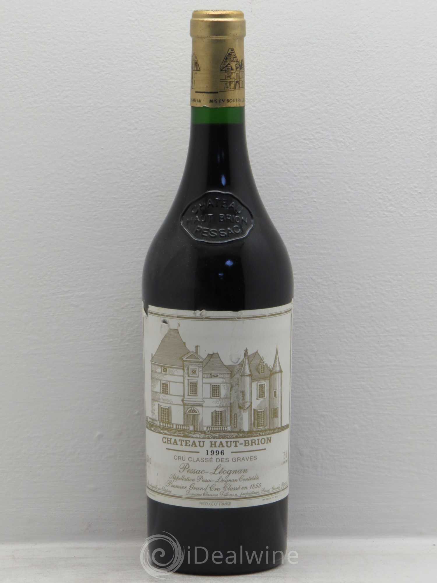 Château Haut Brion 1er Grand Cru Classé 1996 - Lot de 1 bouteille - 0