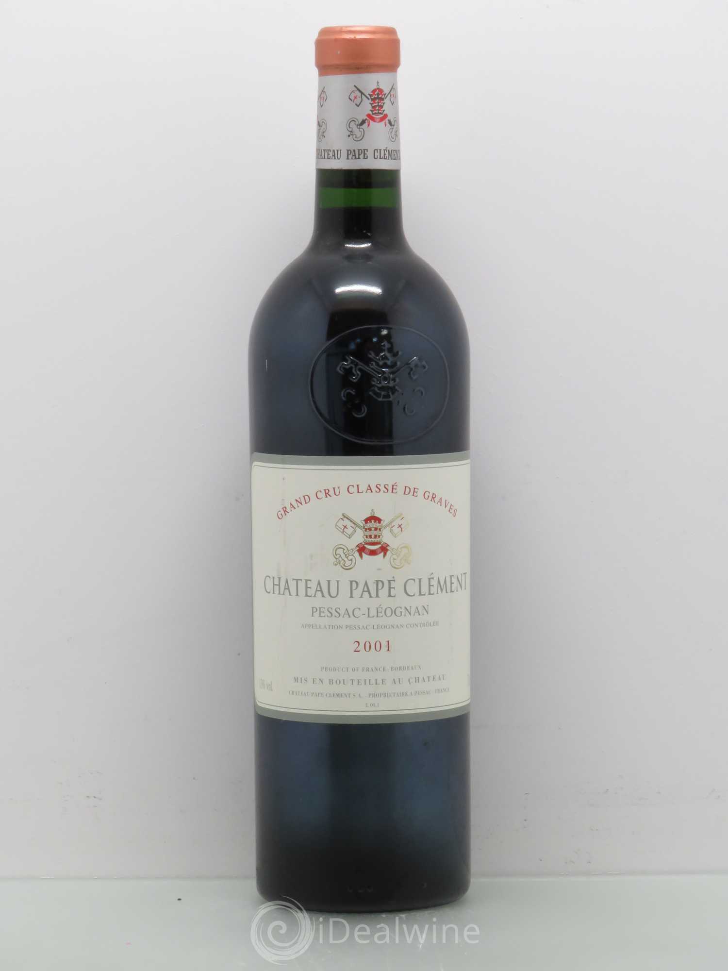Château Pape Clément Cru Classé de Graves 2001 - Lot de 1 bouteille - 0