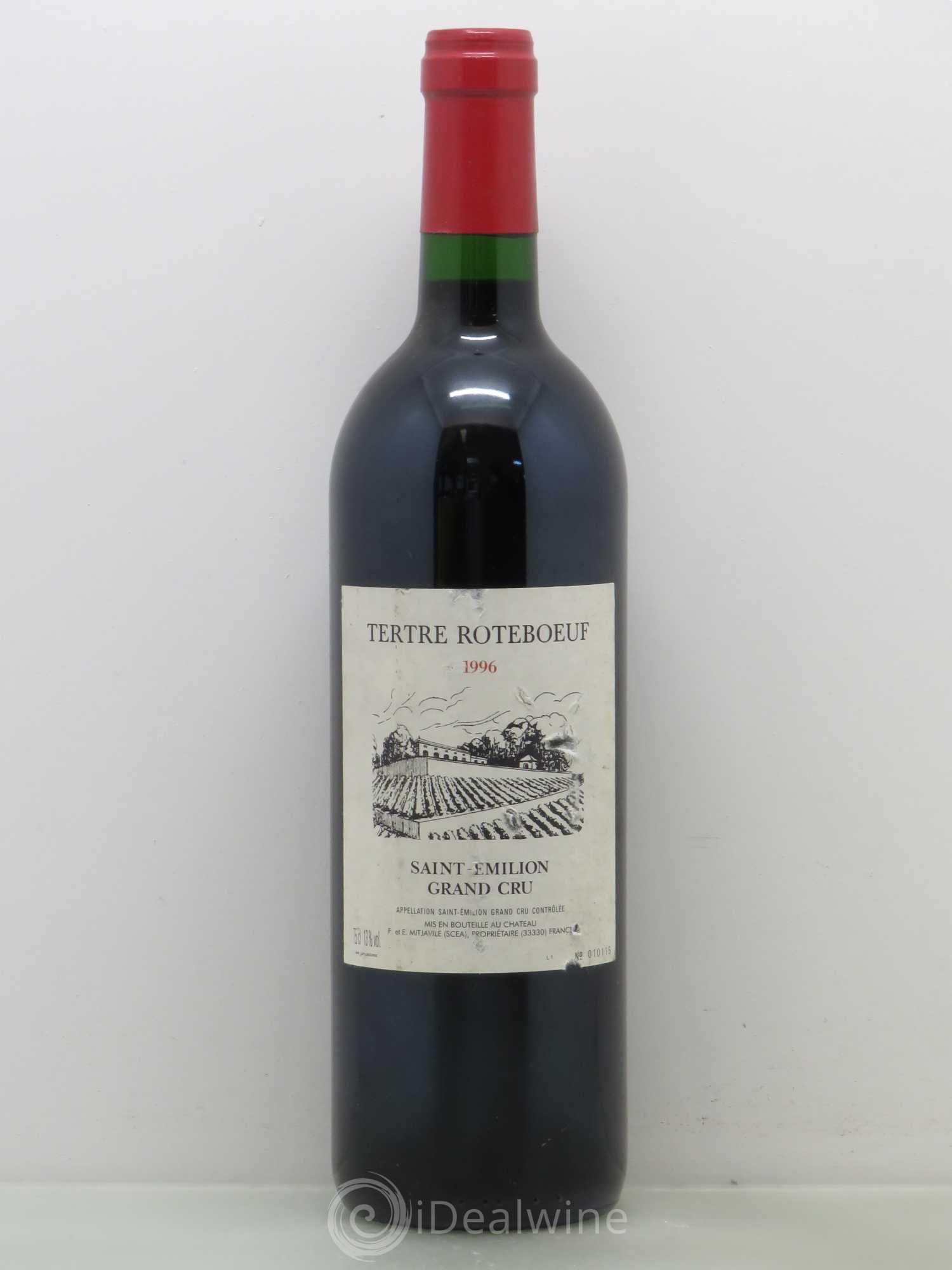 Château Tertre Roteboeuf 1996 - Lot de 1 bouteille - 0