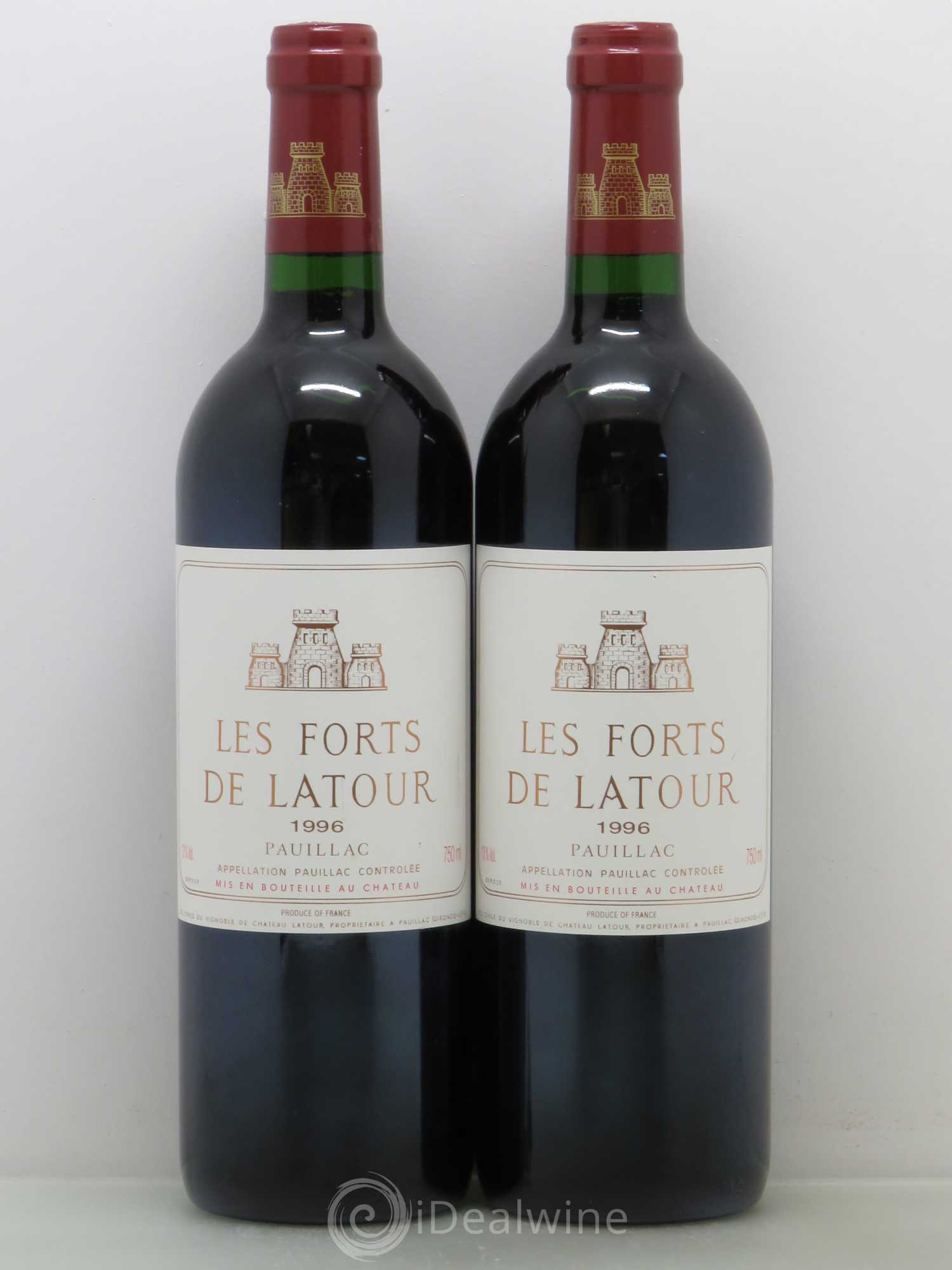Les Forts de Latour Second Vin 1996 - Lot de 2 bouteilles - 0
