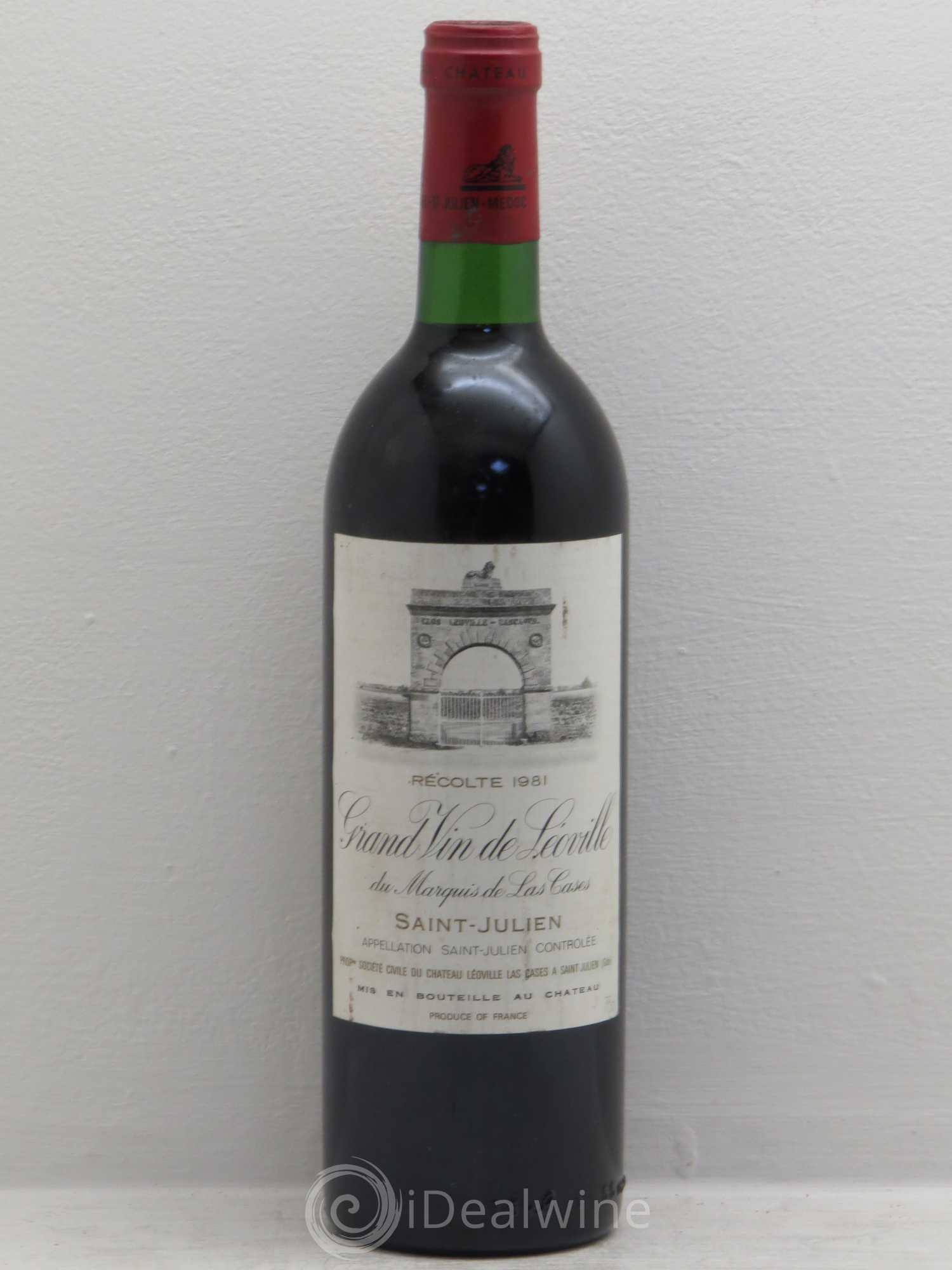 Château Léoville Las Cases 2ème Grand Cru Classé 1981 - Lot de 1 bouteille - 0