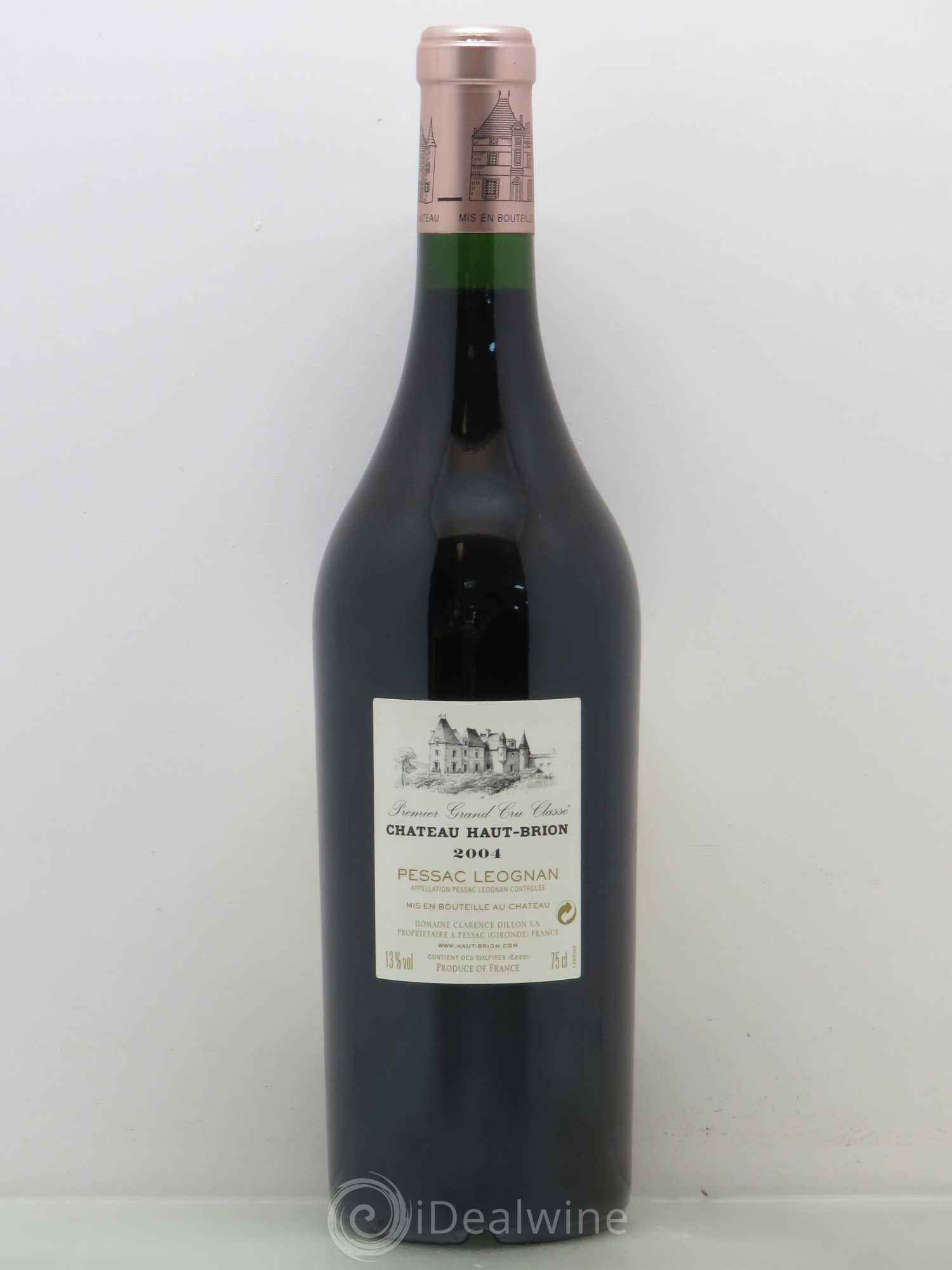 Château Haut Brion 1er Grand Cru Classé 2004 - Lot de 1 bouteille - 1