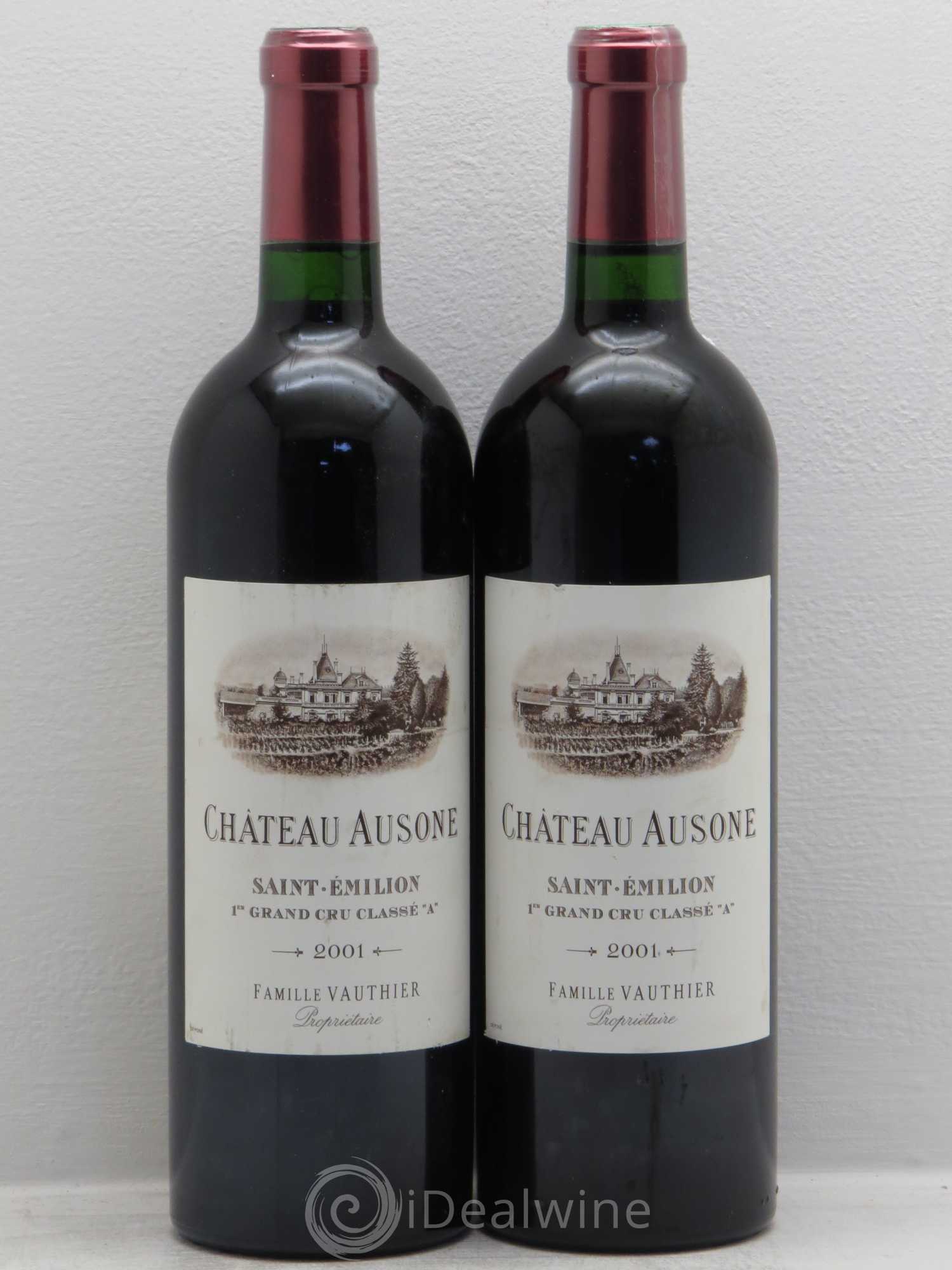 Château Ausone 1er Grand Cru Classé A 2001 - Posten von 2 Flaschen - 0