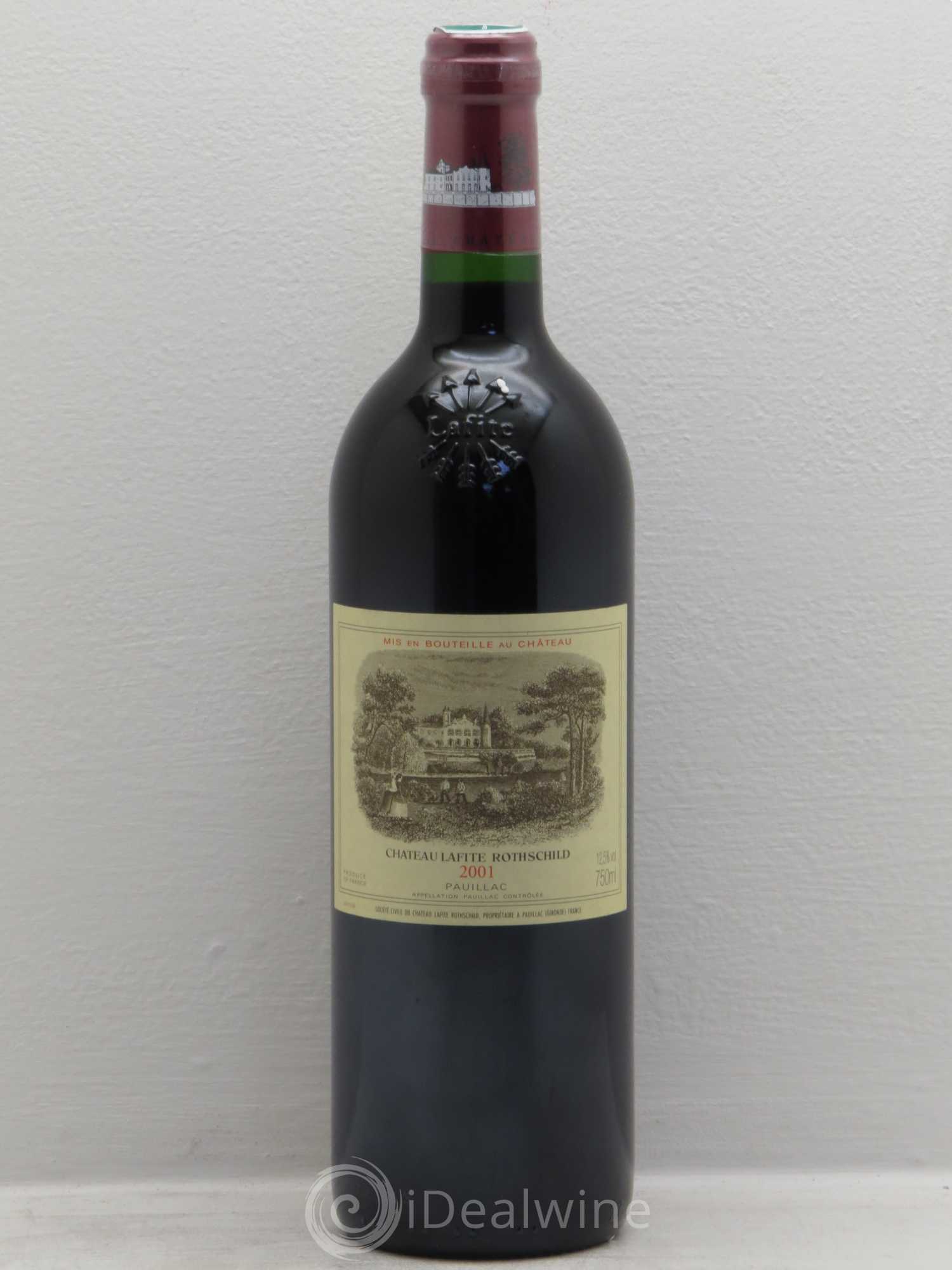 Château Lafite Rothschild 1er Grand Cru Classé 2001 - Lot de 1 bouteille - 0