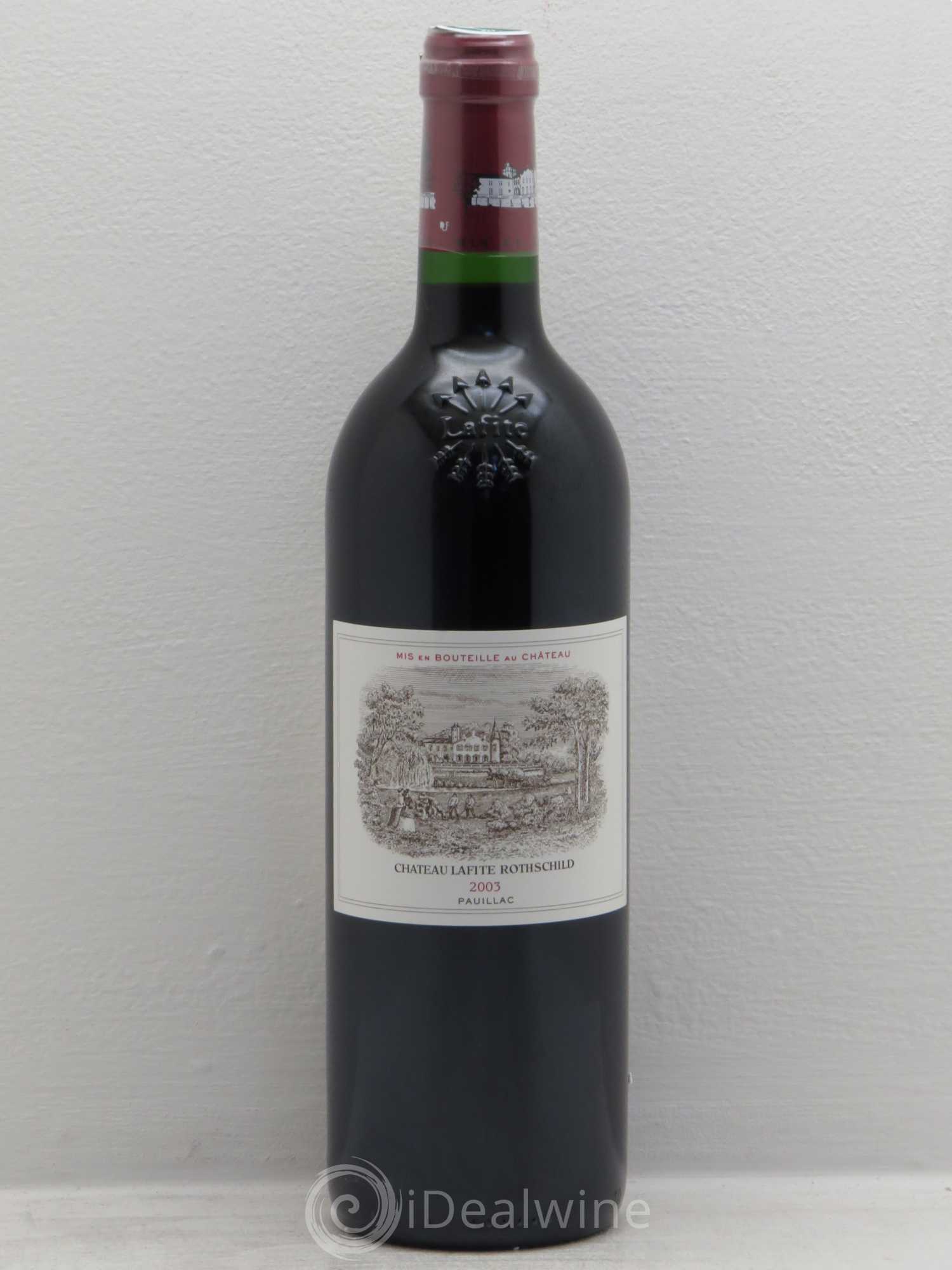 Château Lafite Rothschild 1er Grand Cru Classé 2003 - Lot de 1 bouteille - 0