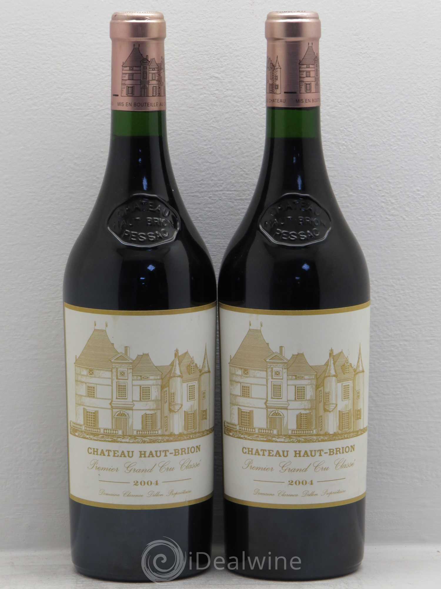 Château Haut Brion 1er Grand Cru Classé 2004 - Lot de 2 bouteilles - 0
