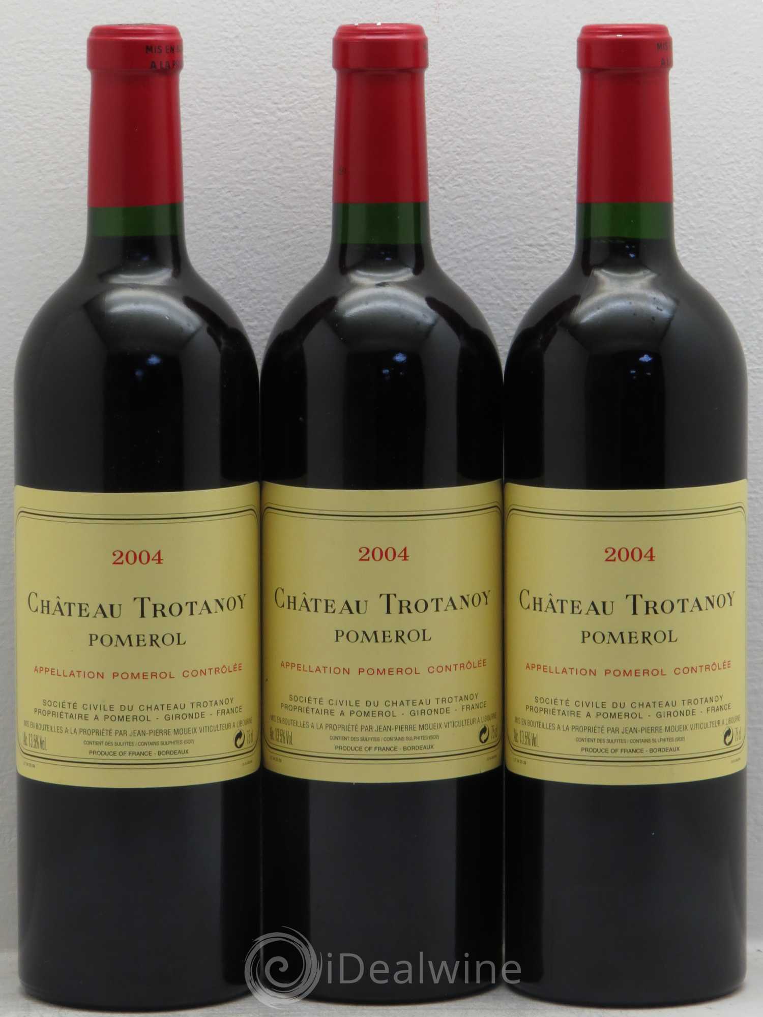 Château Trotanoy 2004 - Lot de 3 bouteilles - 0
