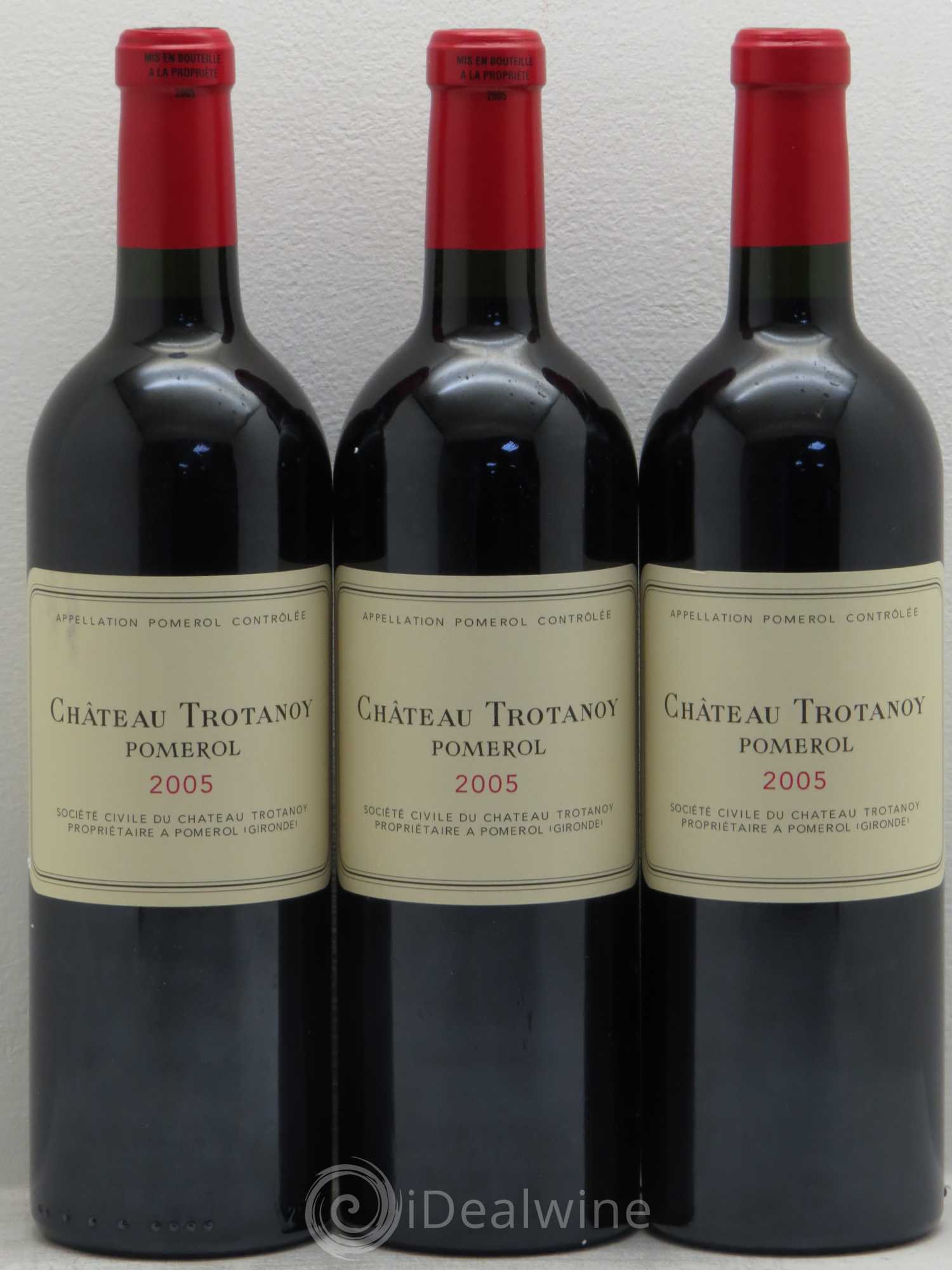 Château Trotanoy 2005 - Lot de 3 bouteilles - 0