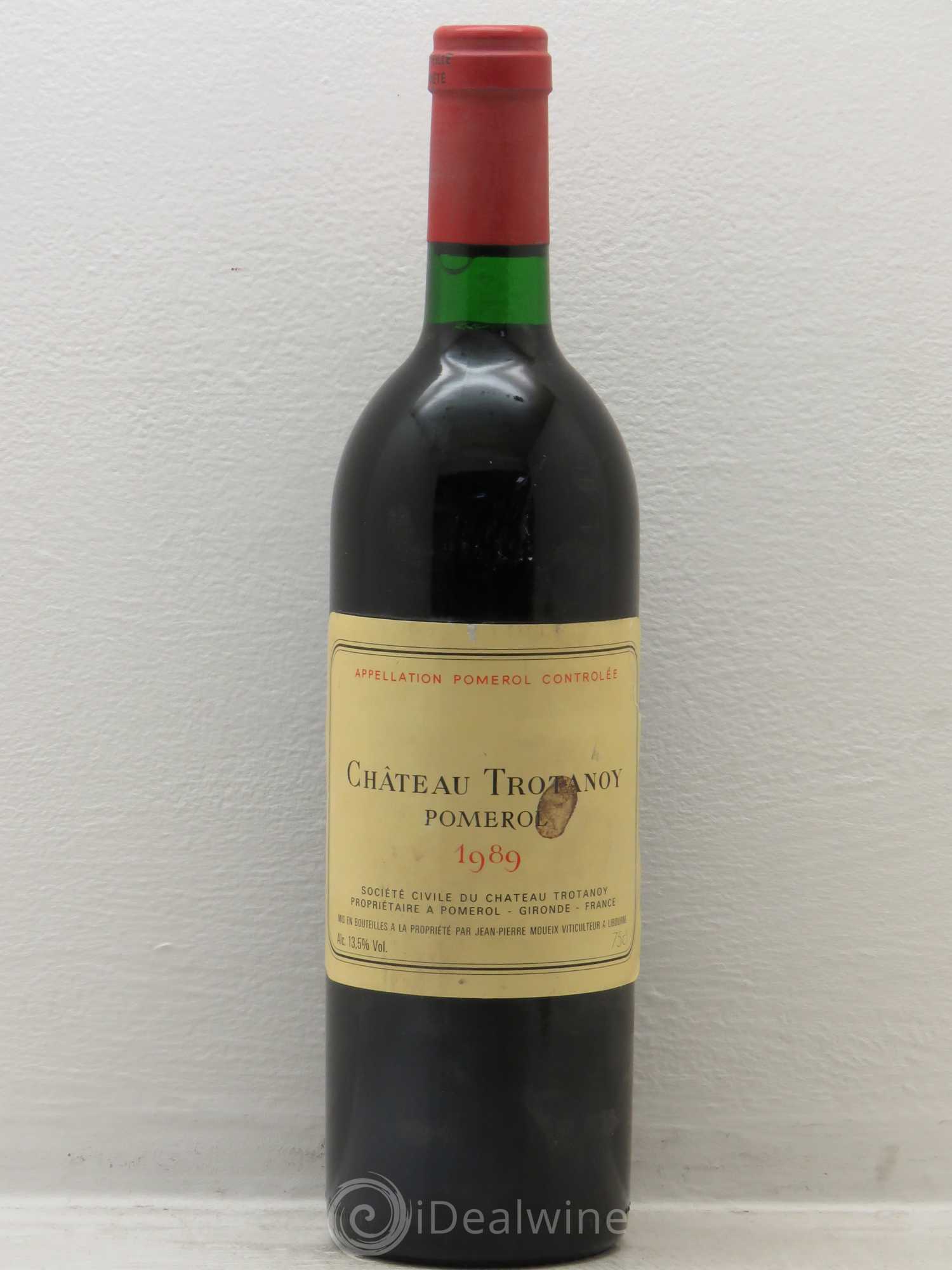 Château Trotanoy 1989 - Lot de 1 bouteille - 0