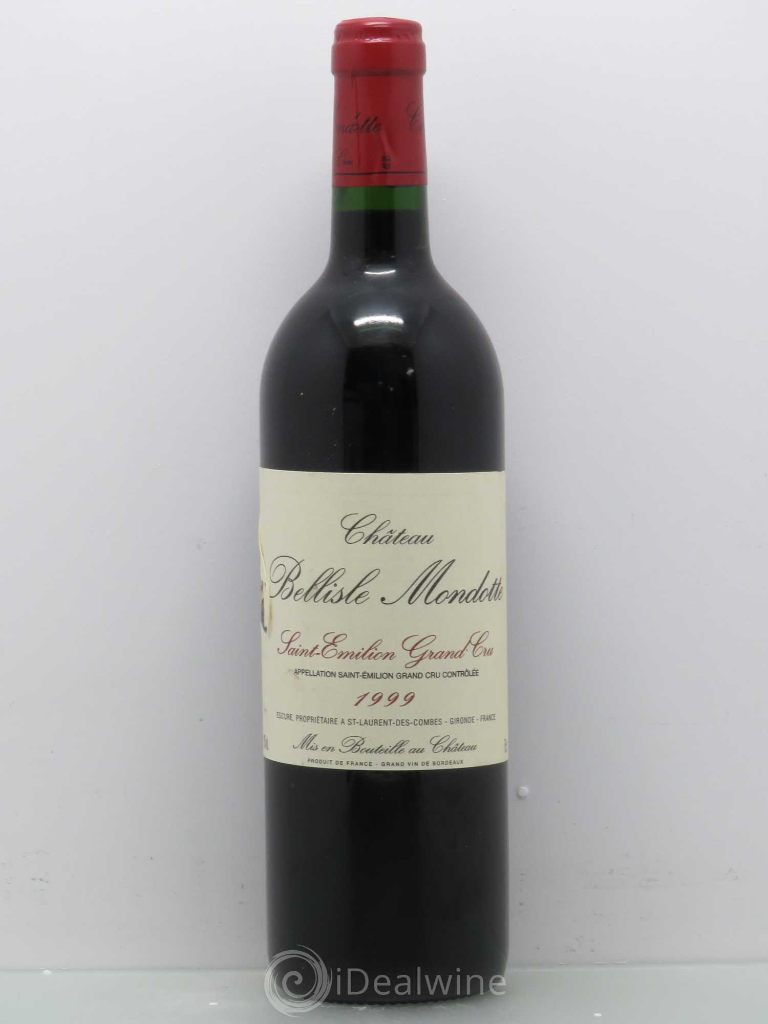 Château Bellisle Mondotte 1999 - Lot de 1 bouteille - 0