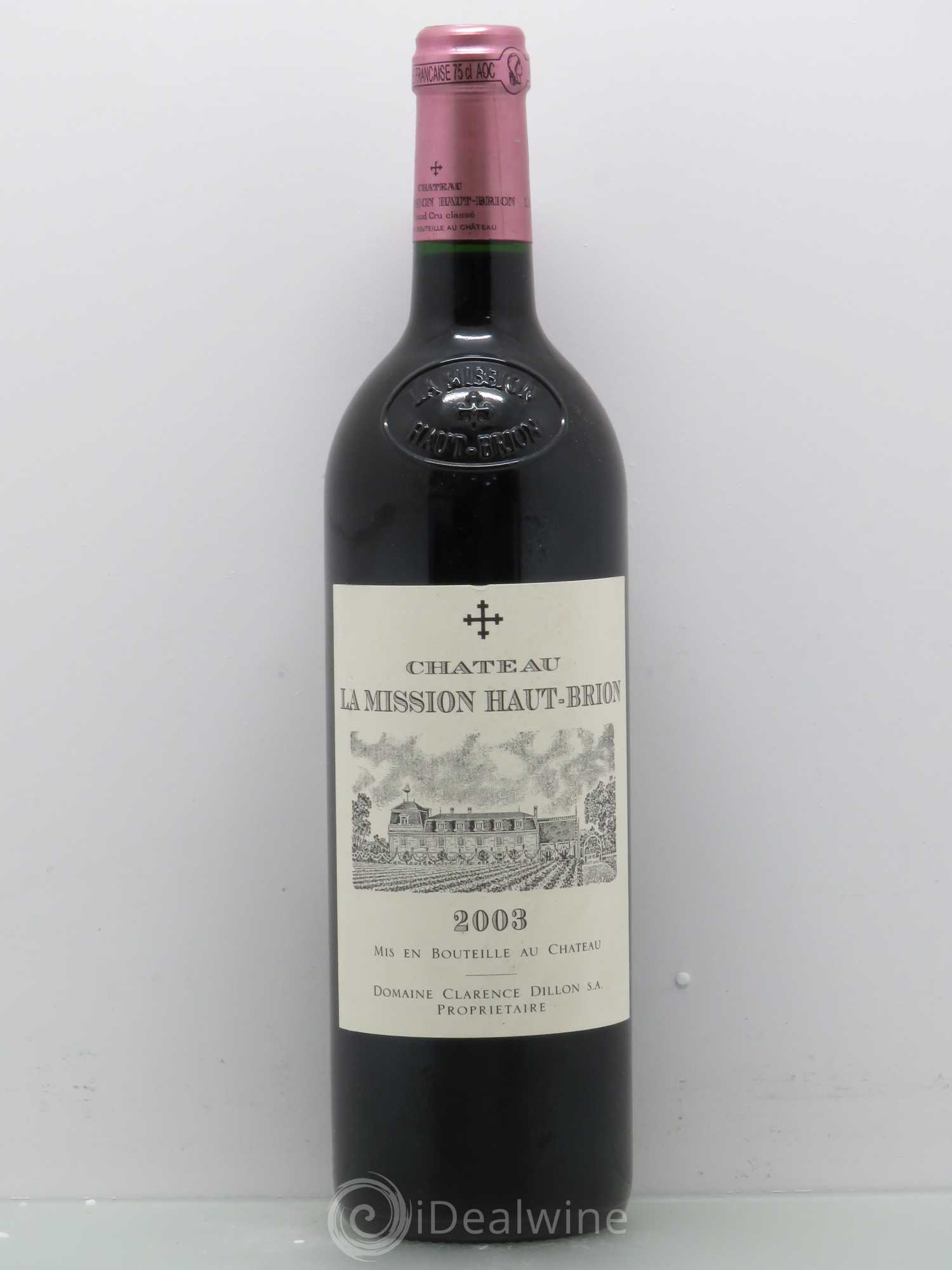 Château la Mission Haut-Brion Cru Classé de Graves 2003 - Lot de 1 bouteille - 0
