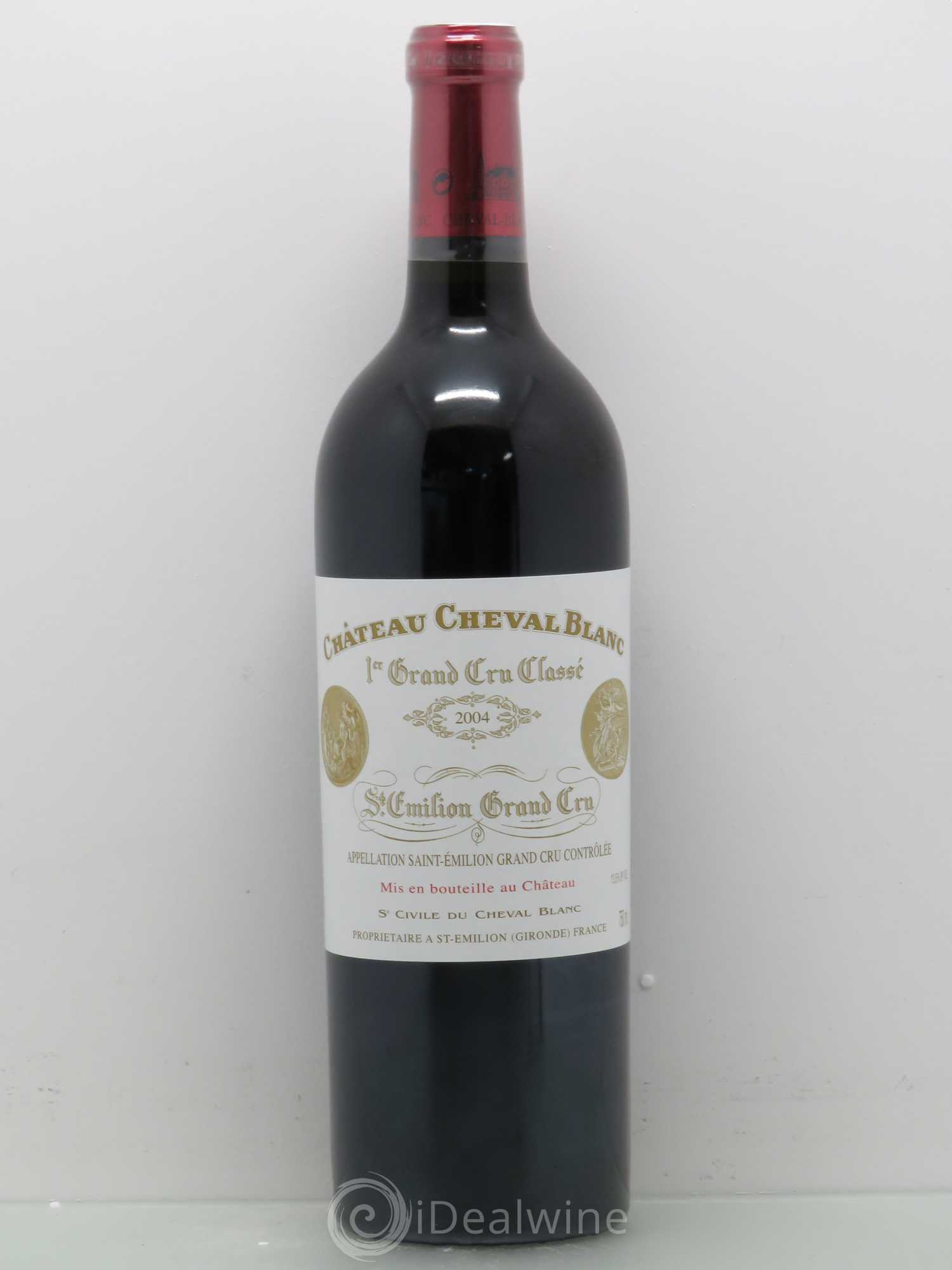 Château Cheval Blanc 1er Grand Cru Classé A 2004 - Lot de 1 bouteille - 0