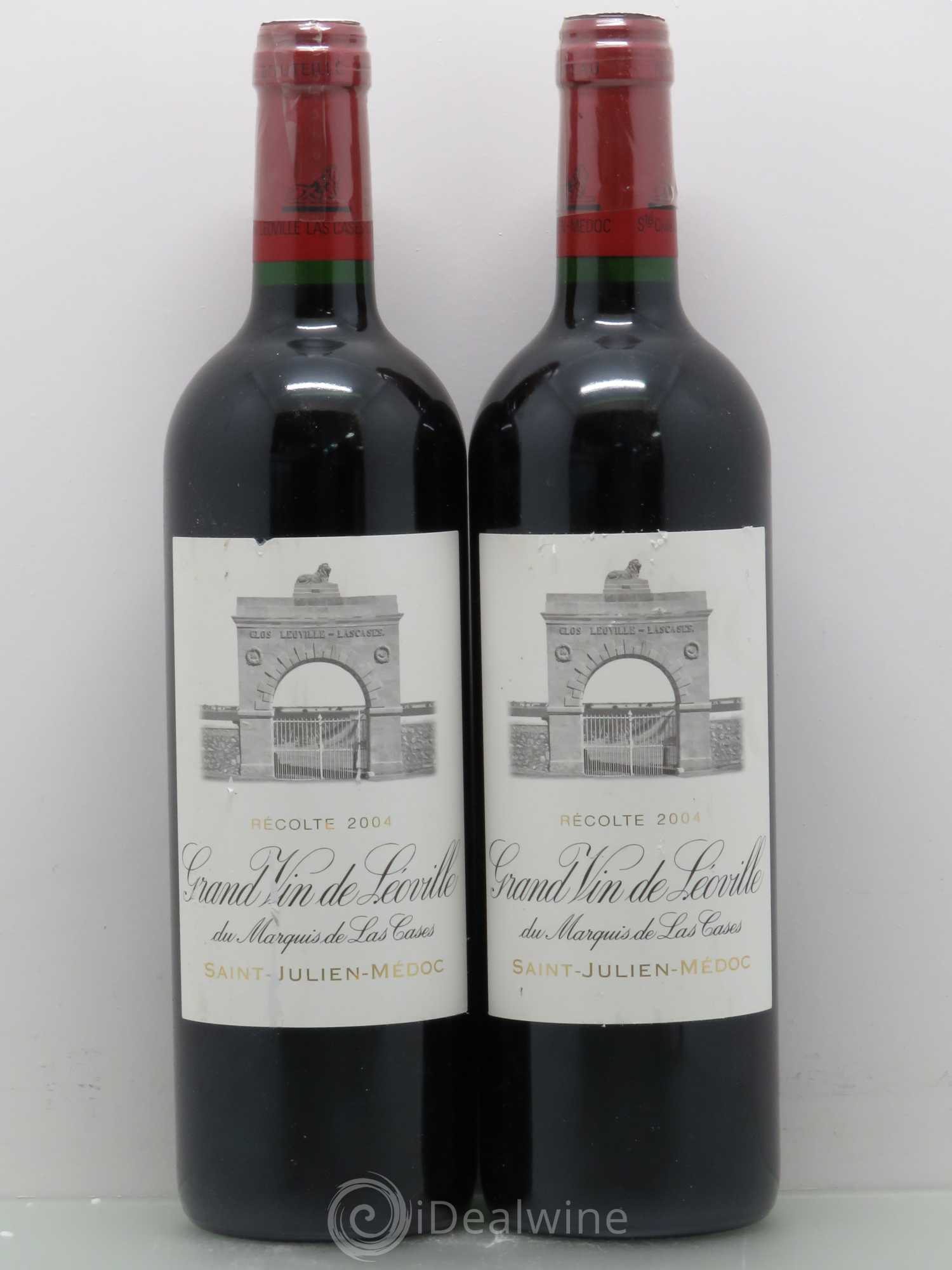 Château Léoville Las Cases 2ème Grand Cru Classé 2004 - Lot de 2 bouteilles - 0
