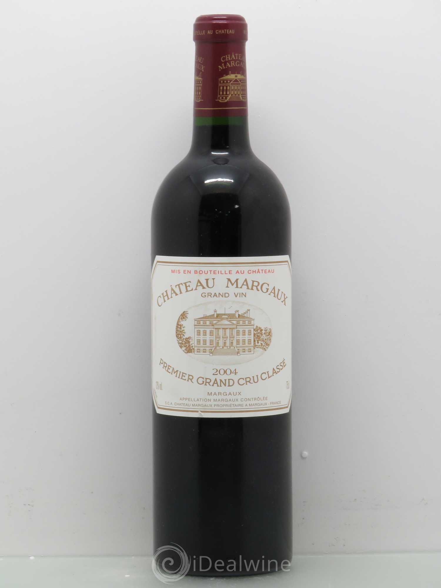 Château Margaux 1er Grand Cru Classé 2004 - Lot de 1 bouteille - 0