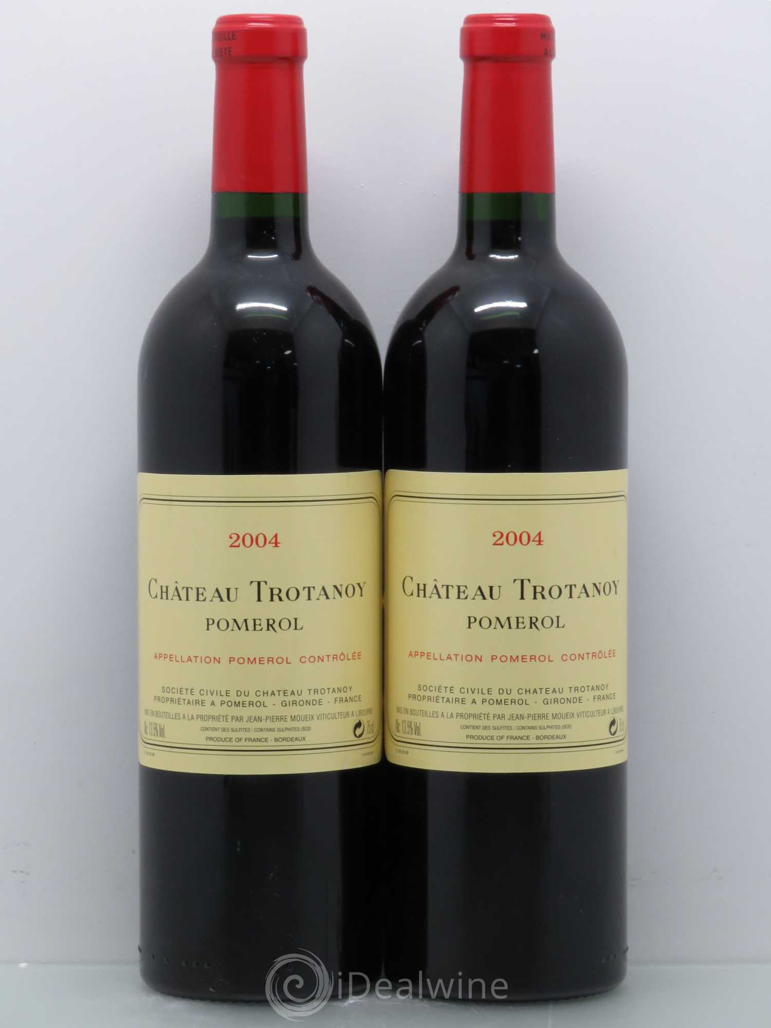 Château Trotanoy 2004 - Lot de 2 bouteilles - 0