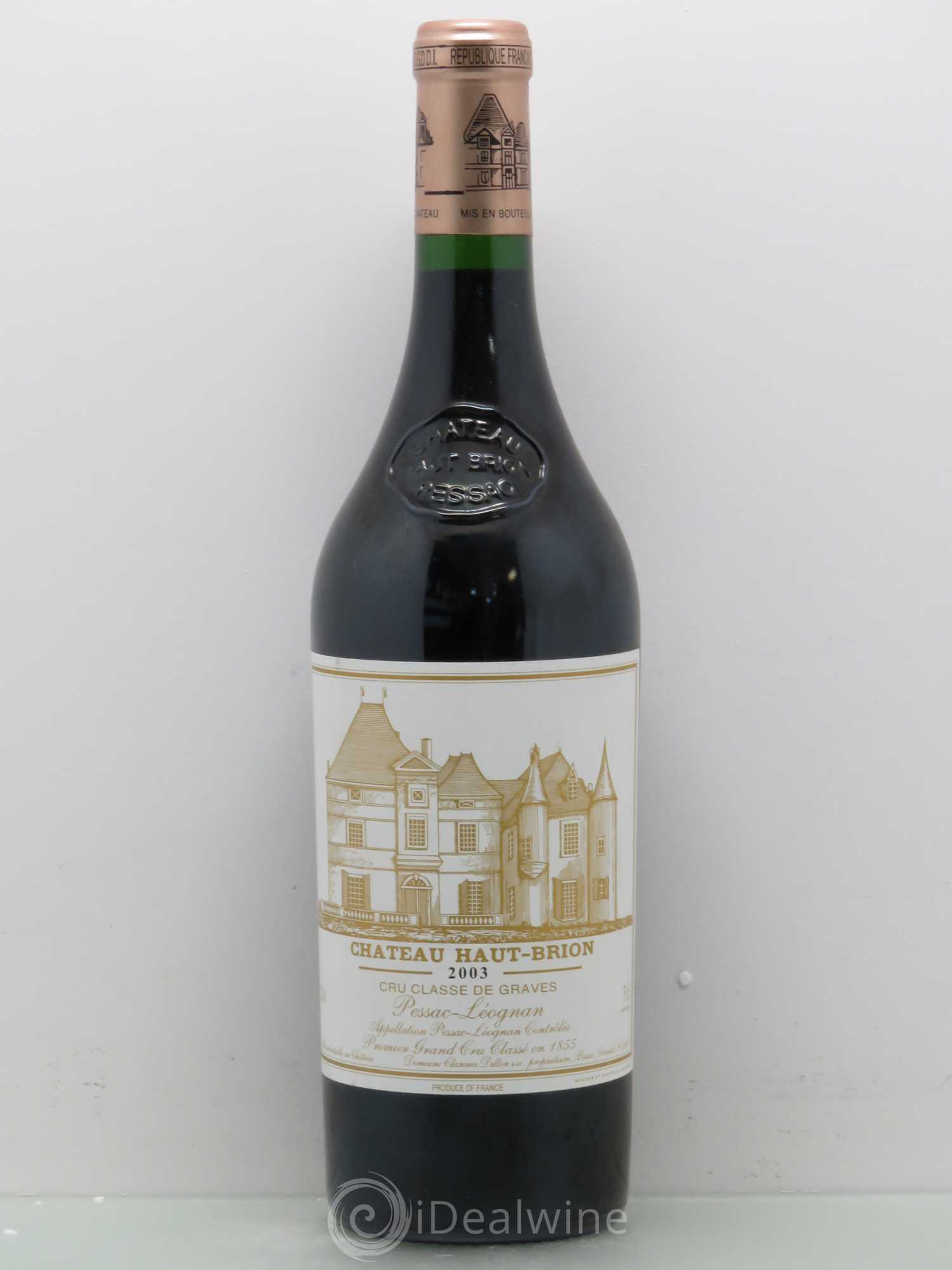 Château Haut Brion 1er Grand Cru Classé 2003 - Lot de 1 bouteille - 0