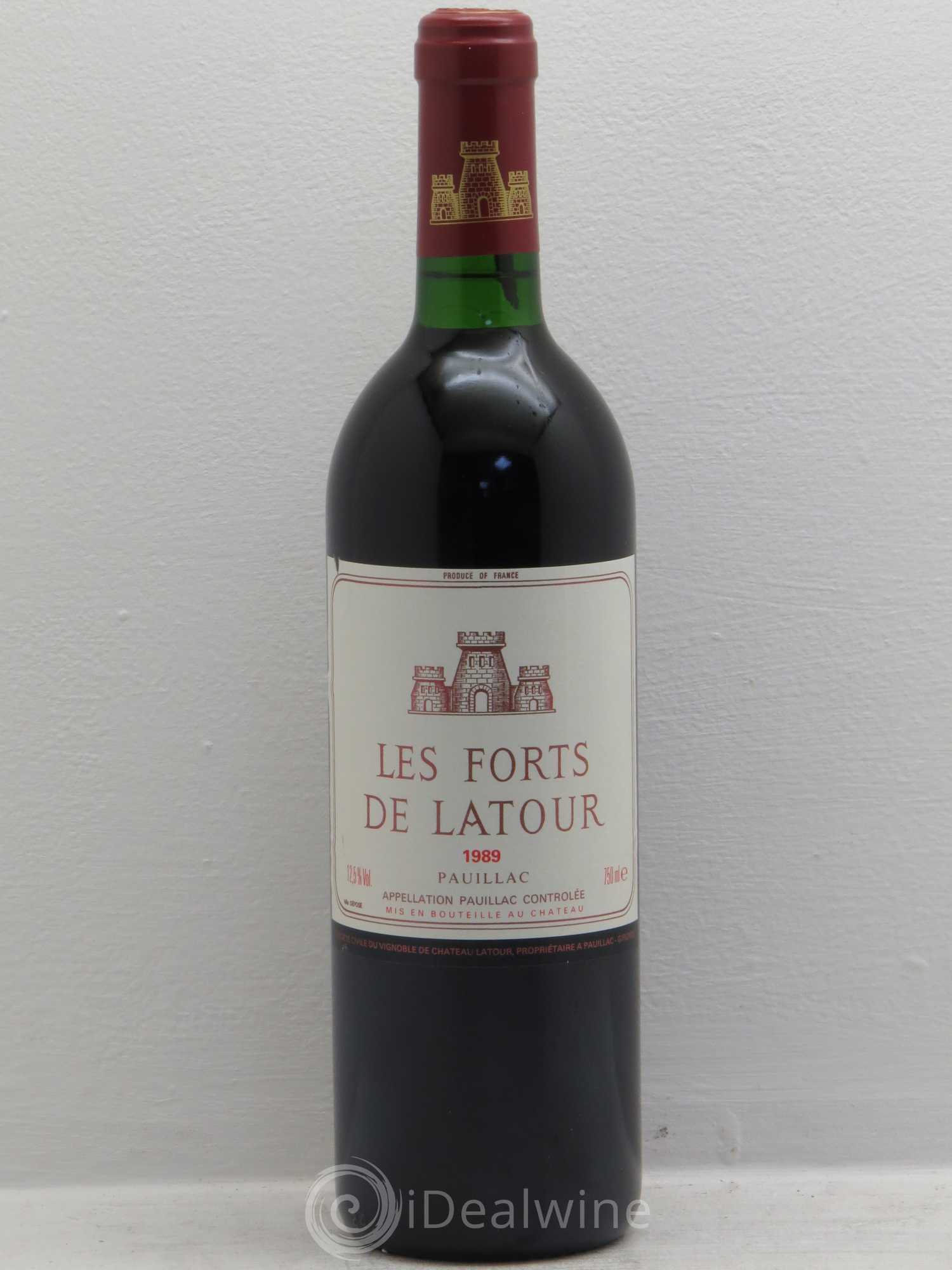 Les Forts de Latour Second Vin 1989 - Lot de 1 bouteille - 0