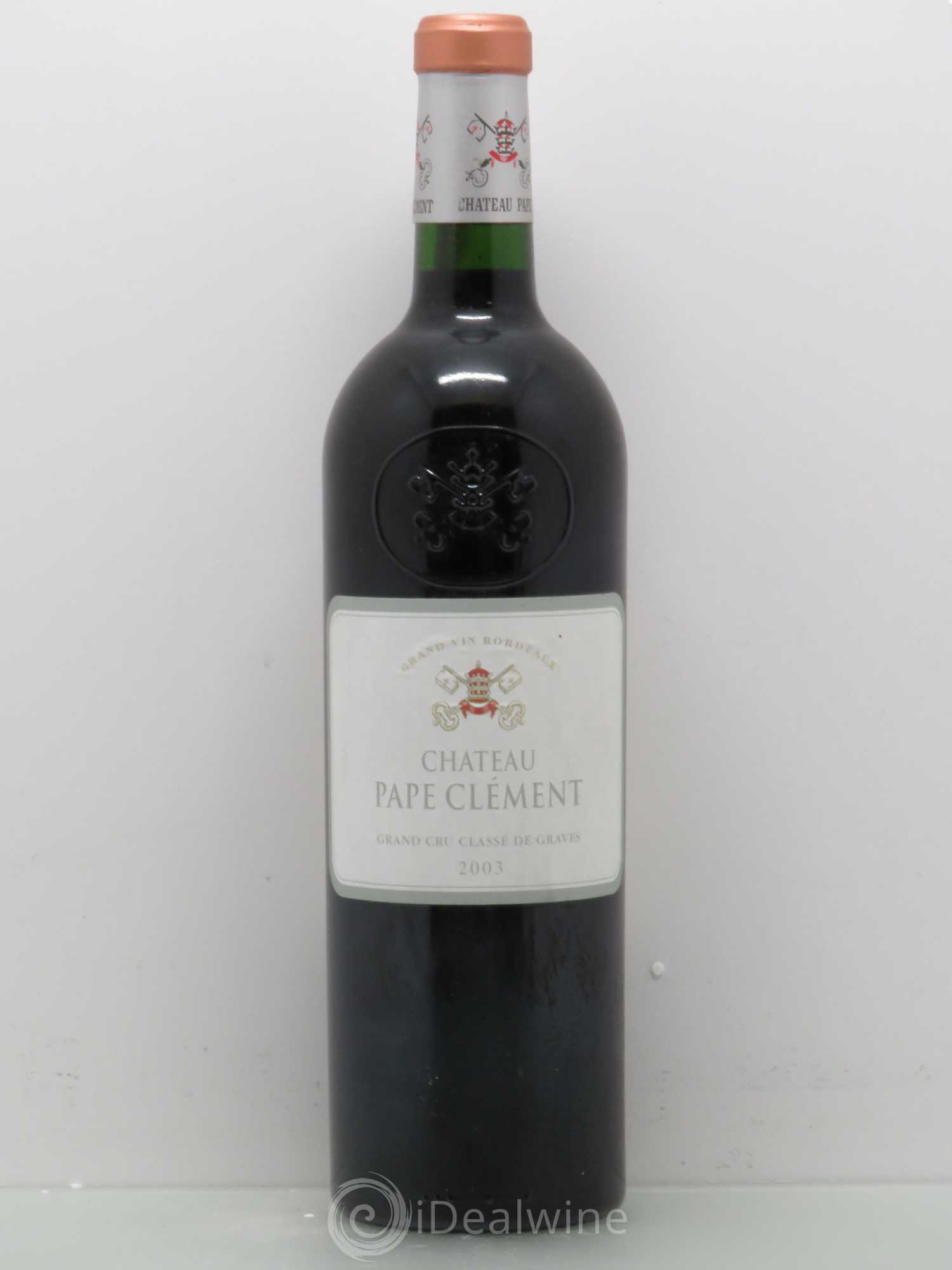 Château Pape Clément Cru Classé de Graves 2003 - Lot de 1 bouteille - 0