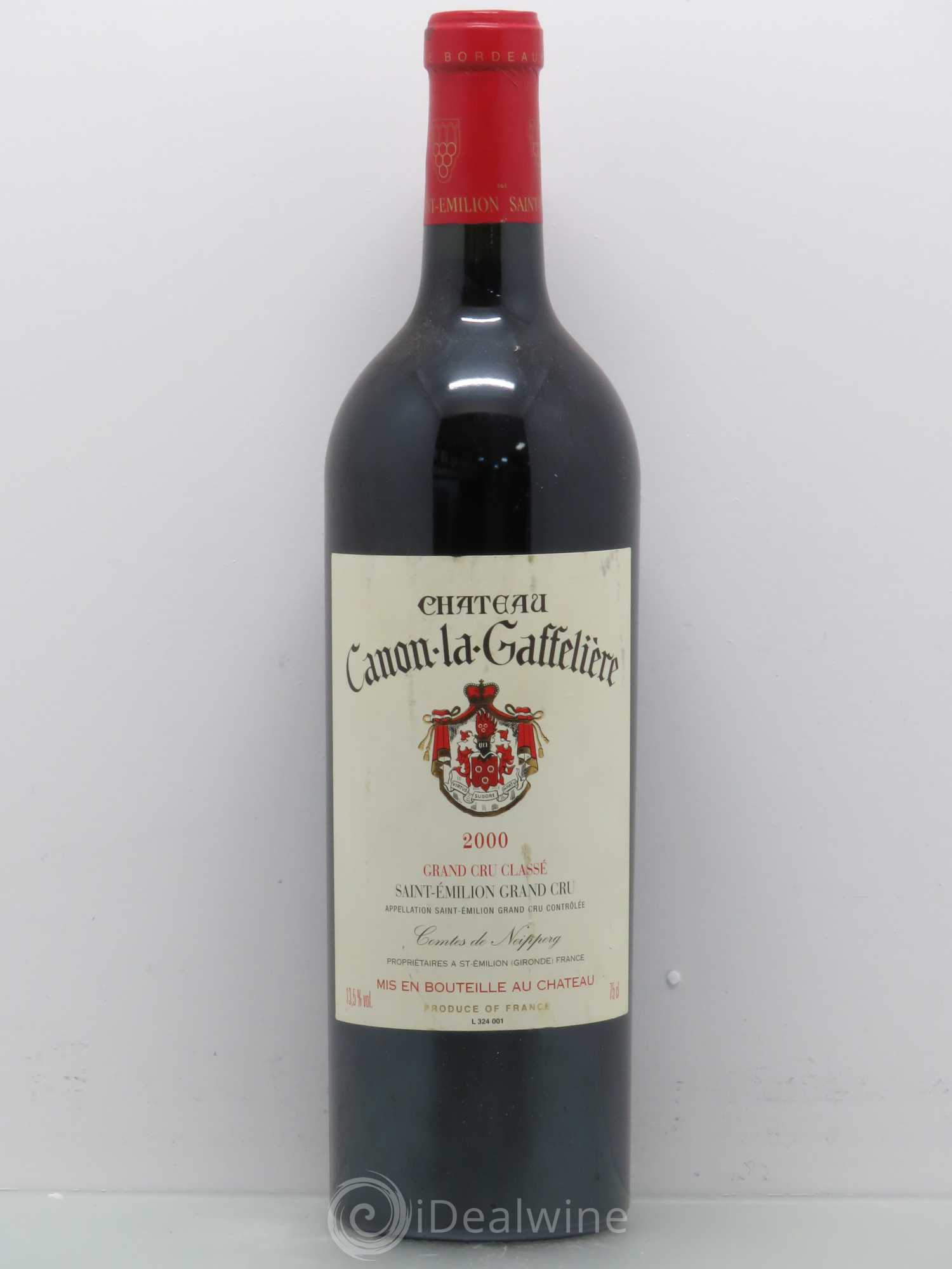 Château Canon la Gaffelière 1er Grand Cru Classé B 2000 - Lot de 1 bouteille - 0