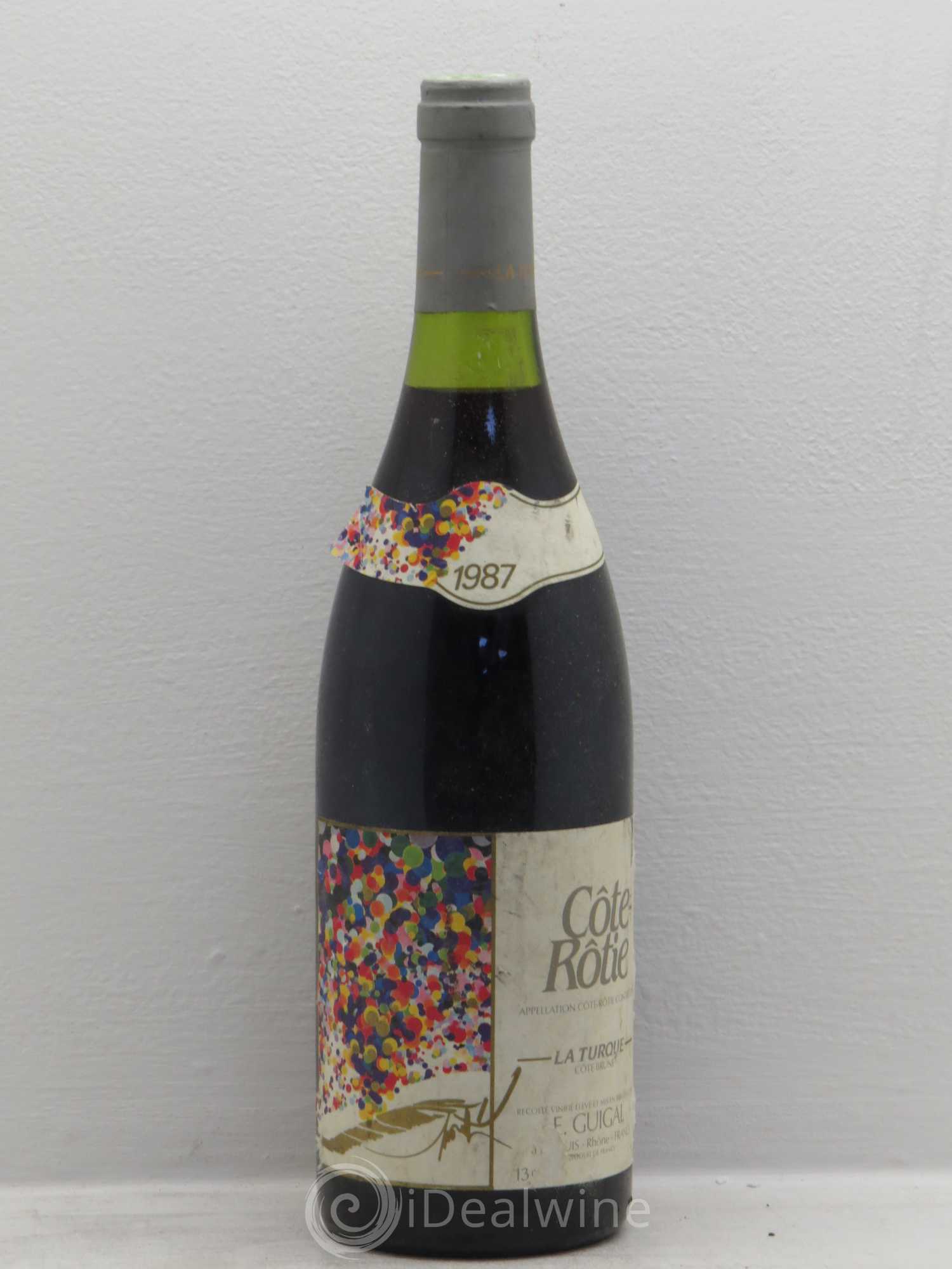 Côte-Rôtie La Turque Guigal 1987 - Lot de 1 bouteille - 0