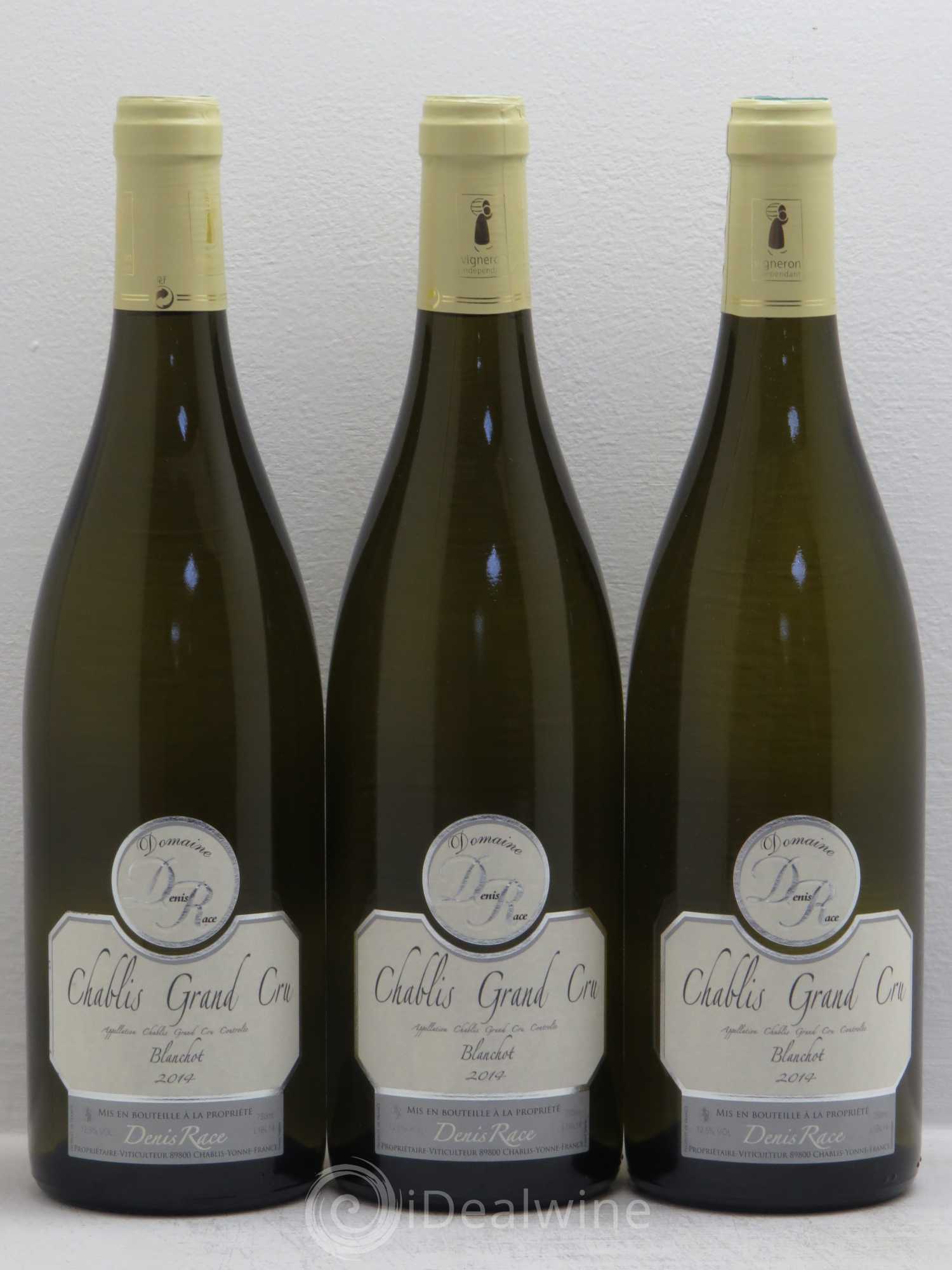 Chablis Grand Cru Denis Race 2014 - Posten von 3 Flaschen - 0