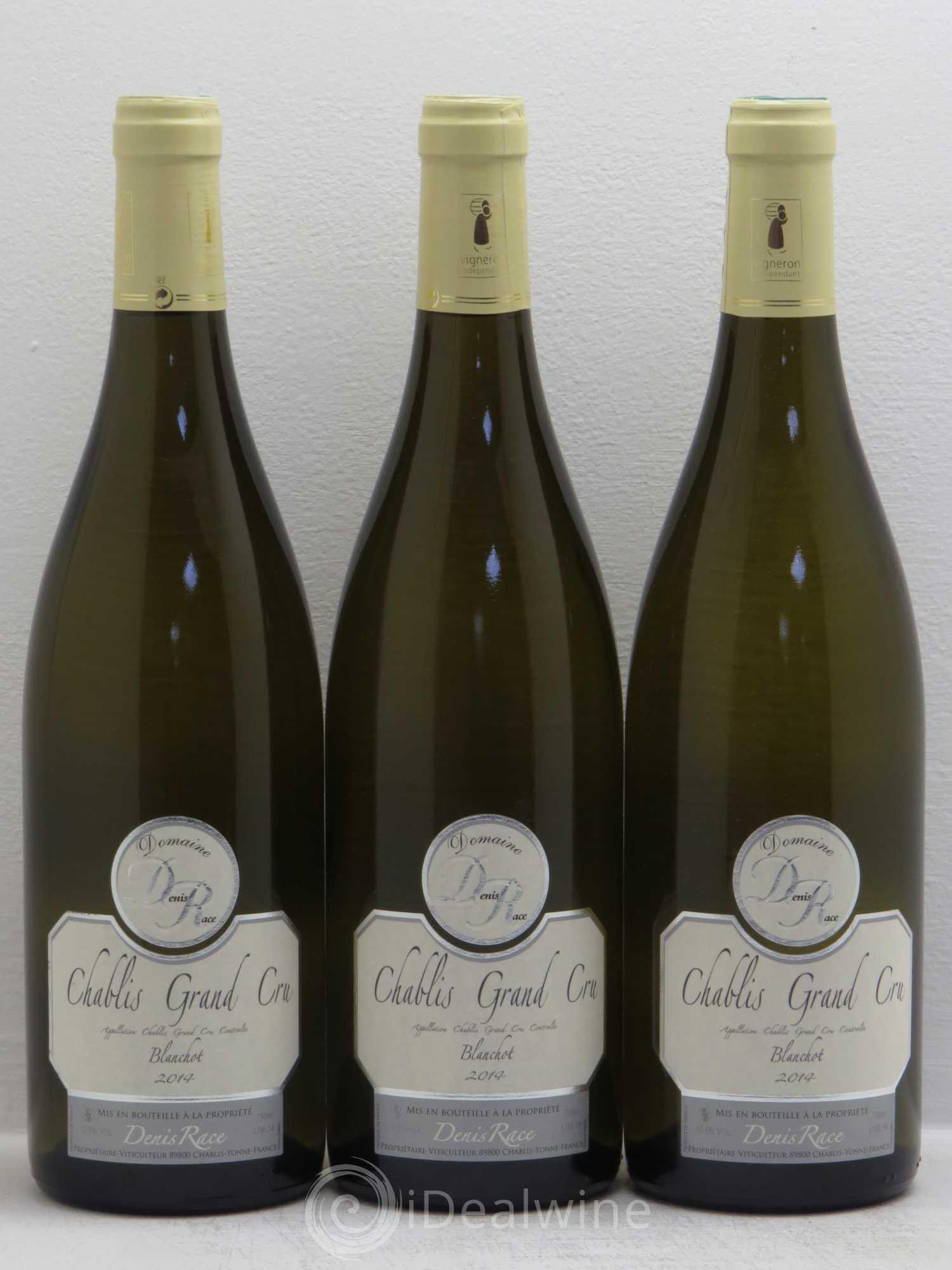 Chablis Grand Cru Denis Race 2014 - Posten von 3 Flaschen - 0