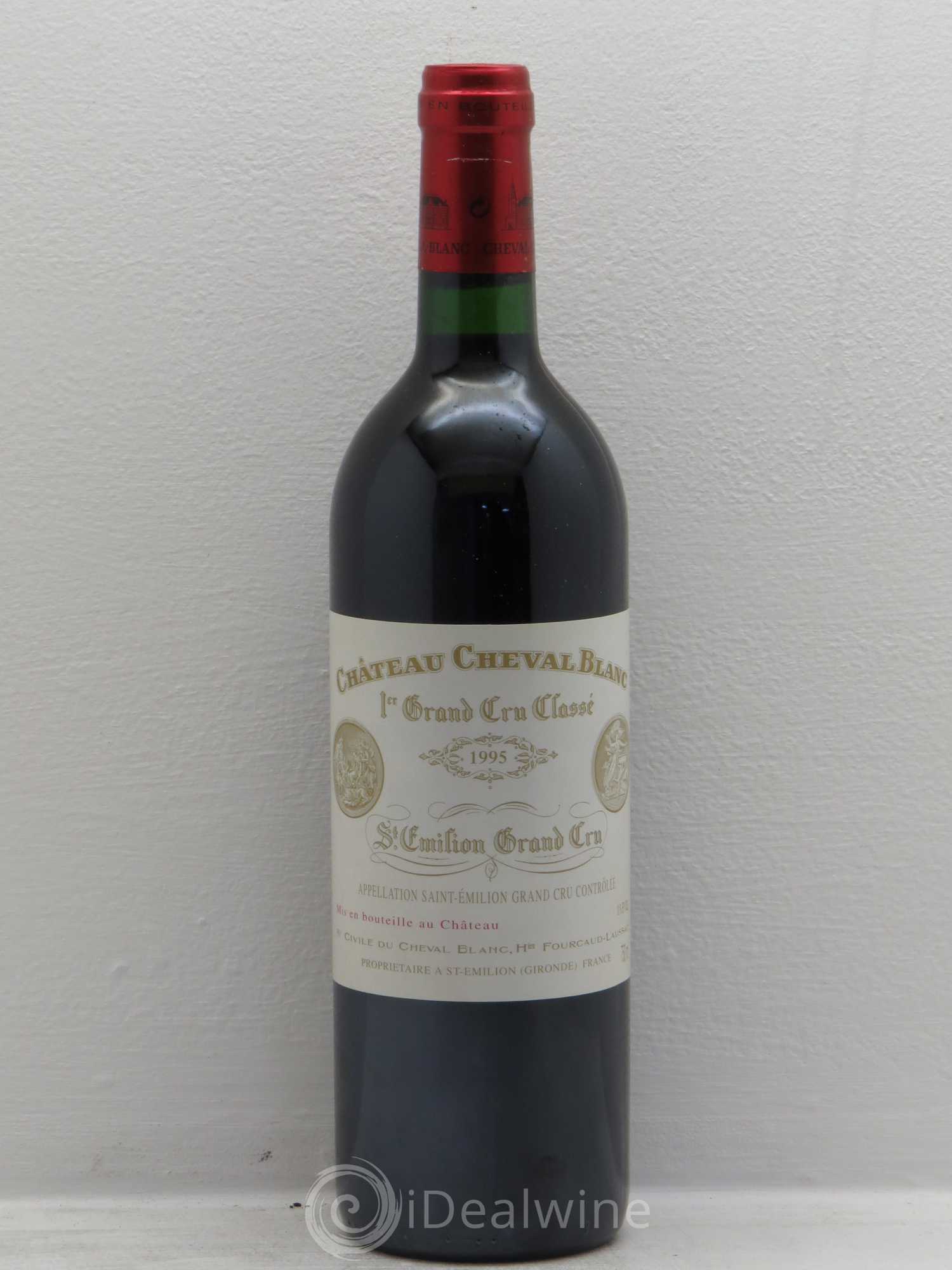 Château Cheval Blanc 1er Grand Cru Classé A 1995 - Lot de 1 bouteille - 0