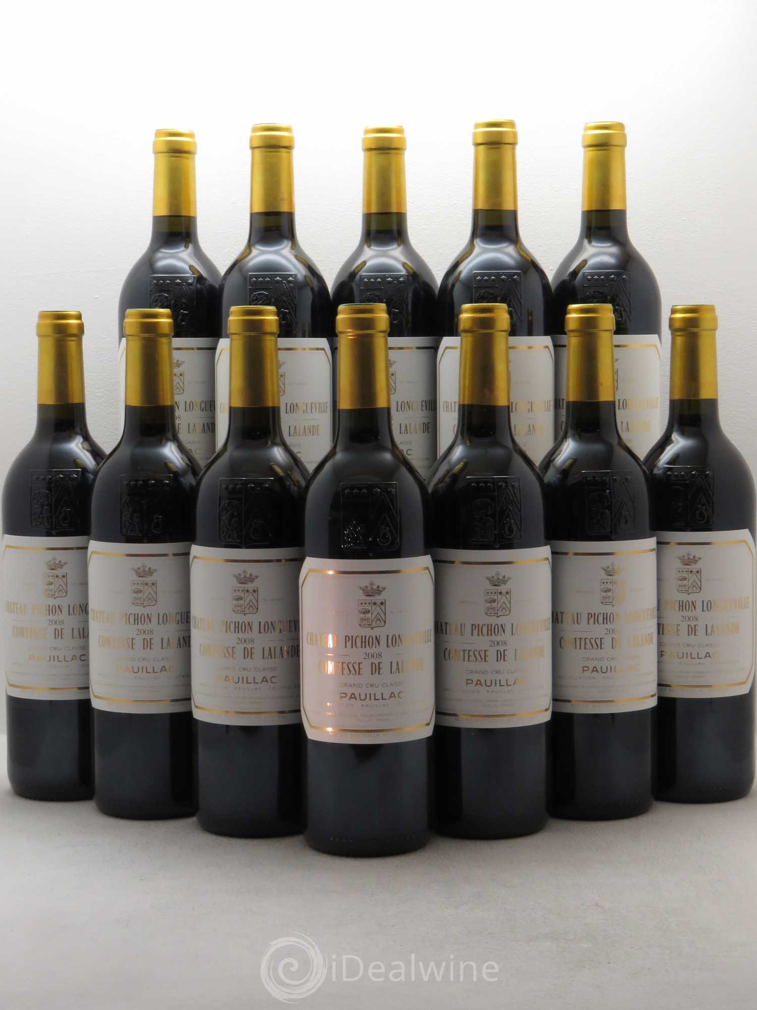 Château Pichon Longueville Comtesse de Lalande 2ème Grand Cru Classé 2008 - Lot de 12 bouteilles - 0