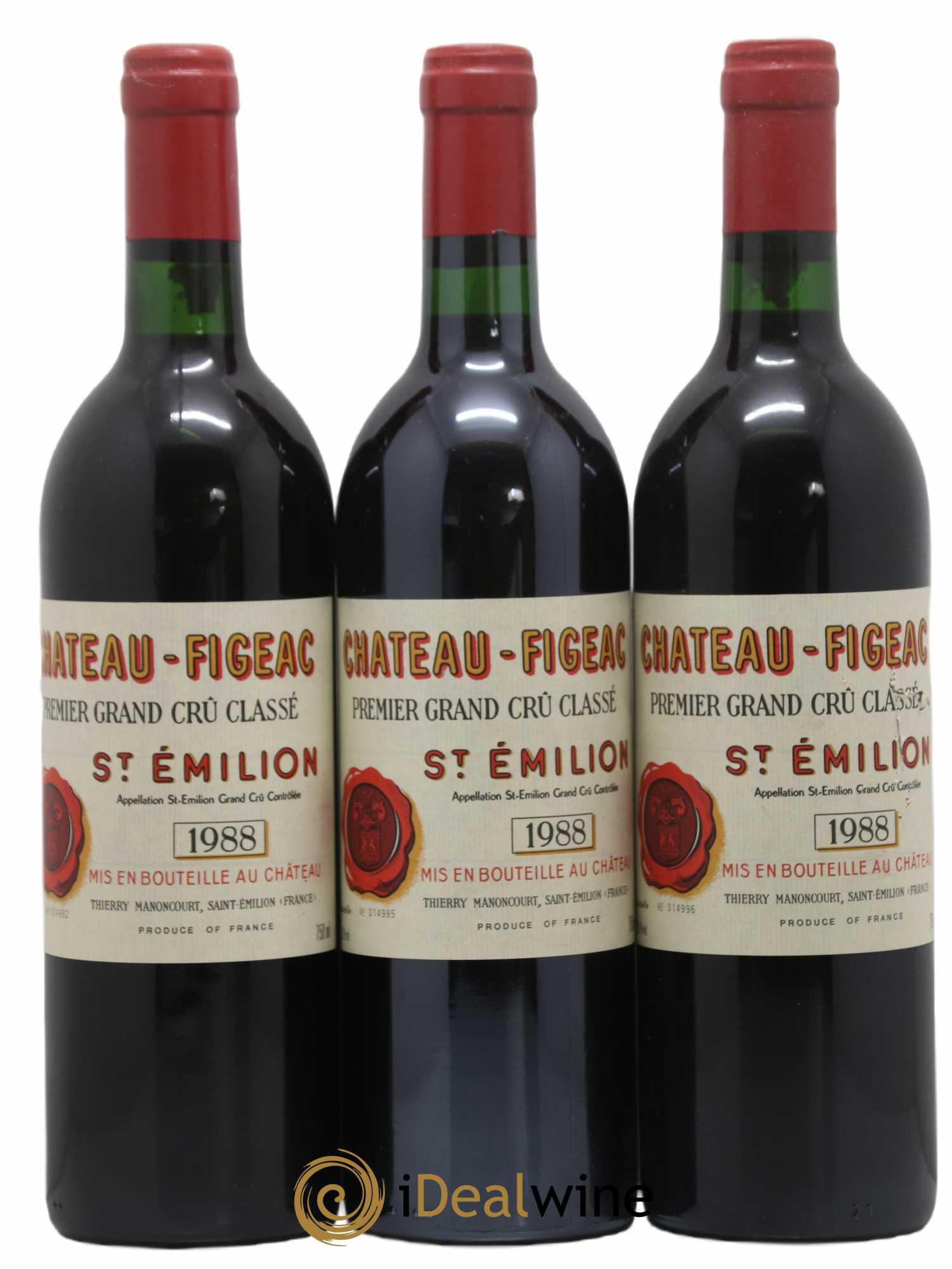 Château Figeac 1er Grand Cru Classé A 1988 - Lot de 12 bouteilles - 3