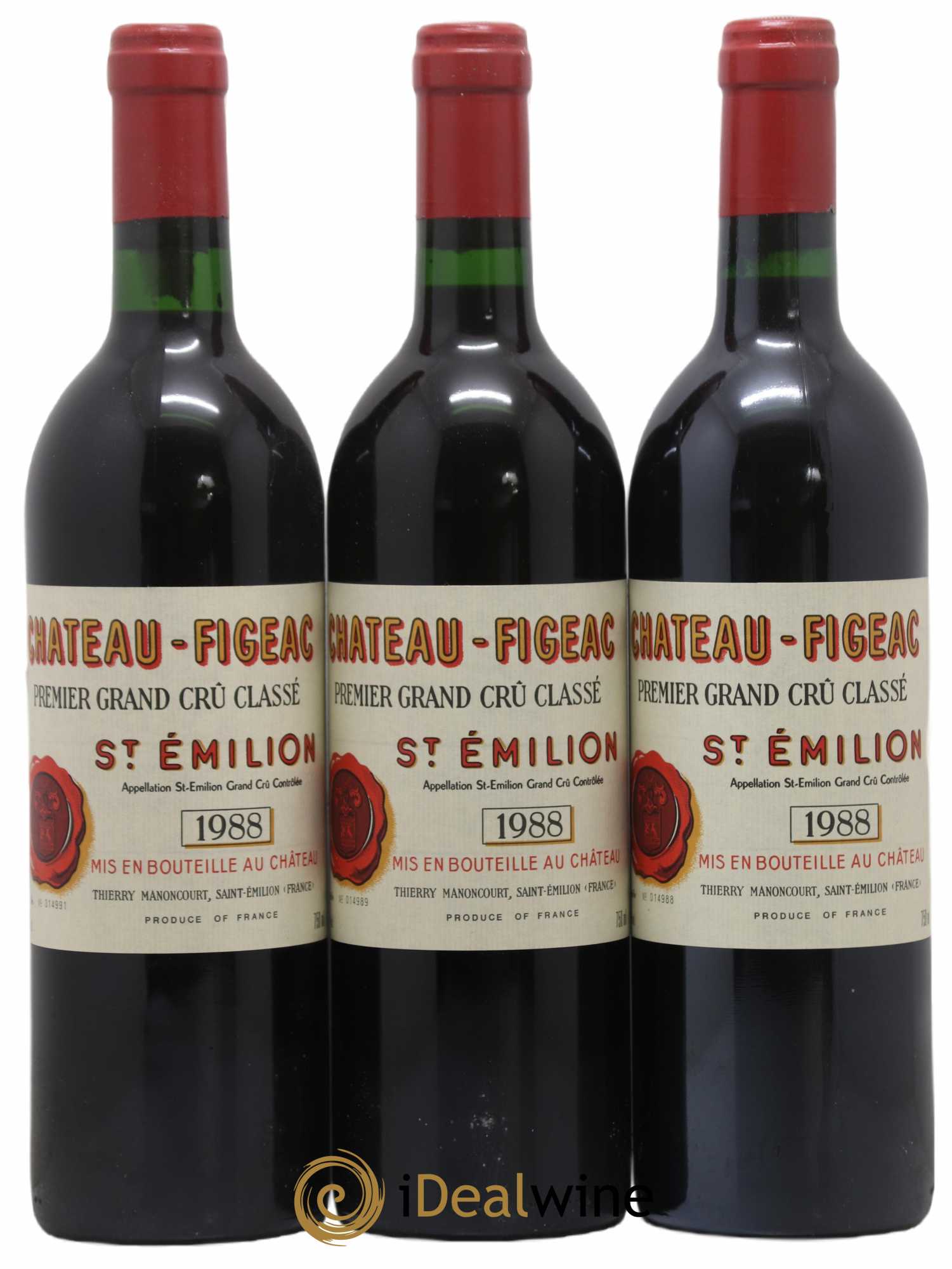 Château Figeac 1er Grand Cru Classé A 1988 - Lot de 12 bouteilles - 4