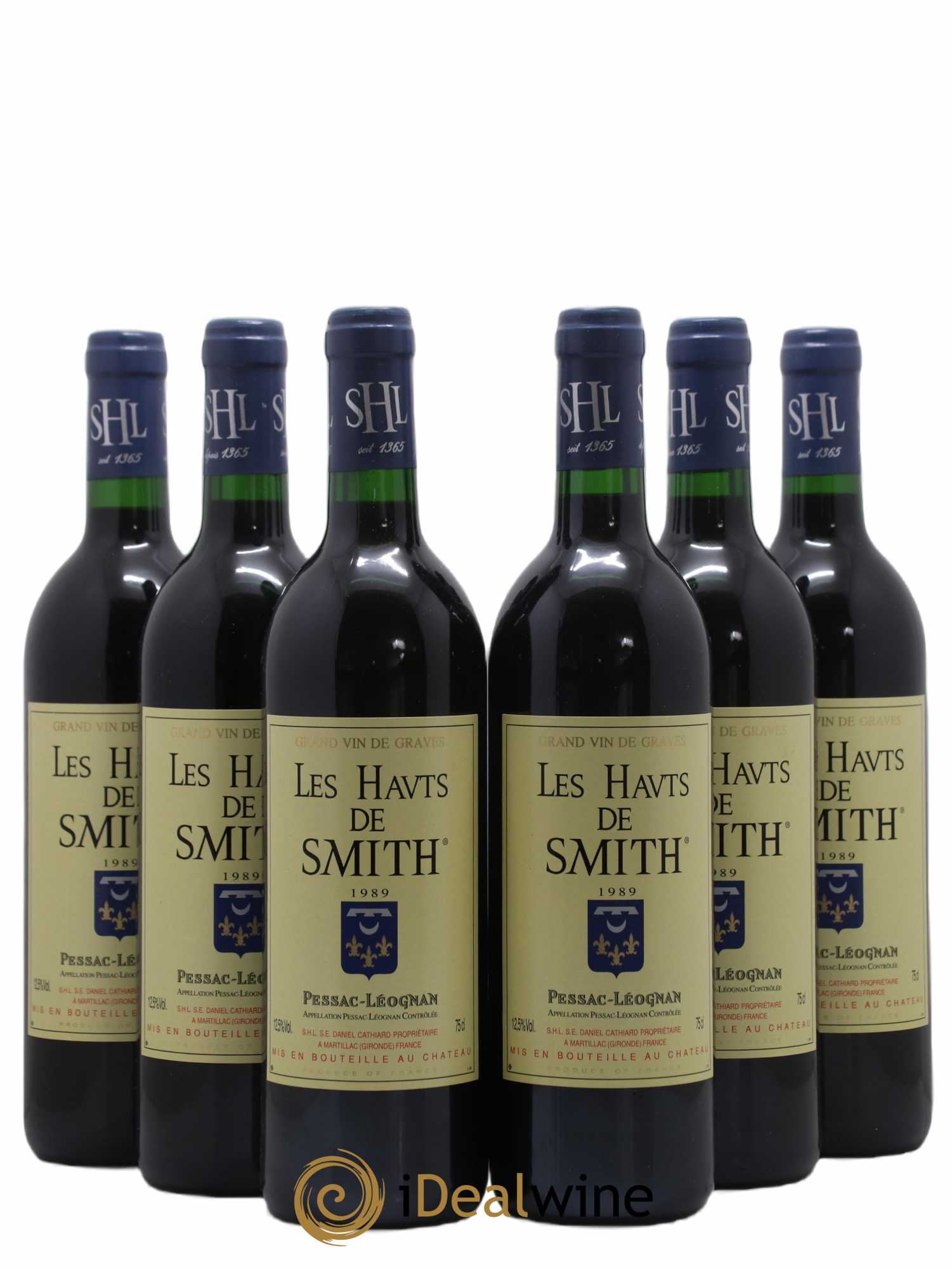 Les Hauts de Smith Second Vin 1989 - Lot de 6 bouteilles - 0