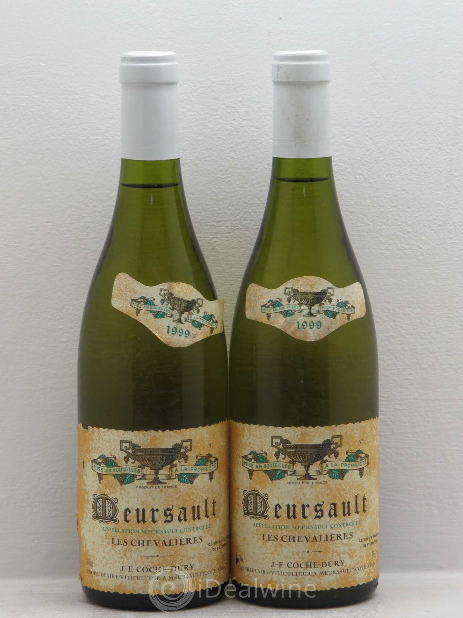Meursault Les Chevalières Coche Dury (Domaine) 1999 - Lot de 2 bouteilles - 0